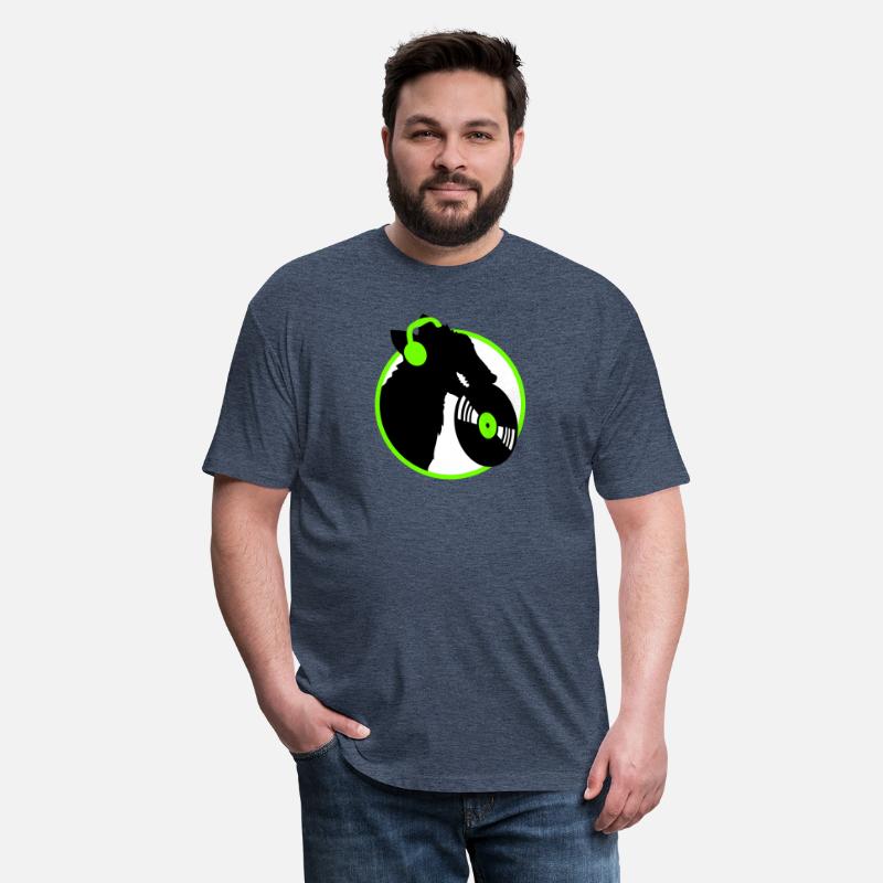 Dog DJ Music Club Disco Vinyl Record Plate Party