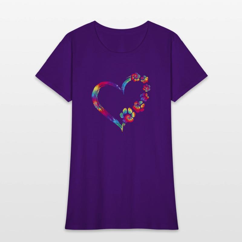 Dog Mom Dad Puppy Love Dogs Paw Print Heart