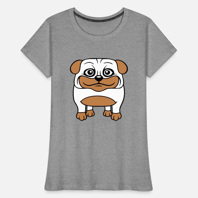 Dog Pug Small Cute Thick Lovely Happy Comic Fun