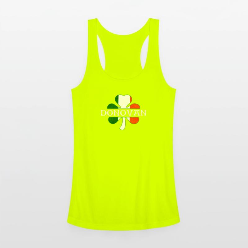 Donovan Irish Surname Ireland Flag Shamrock