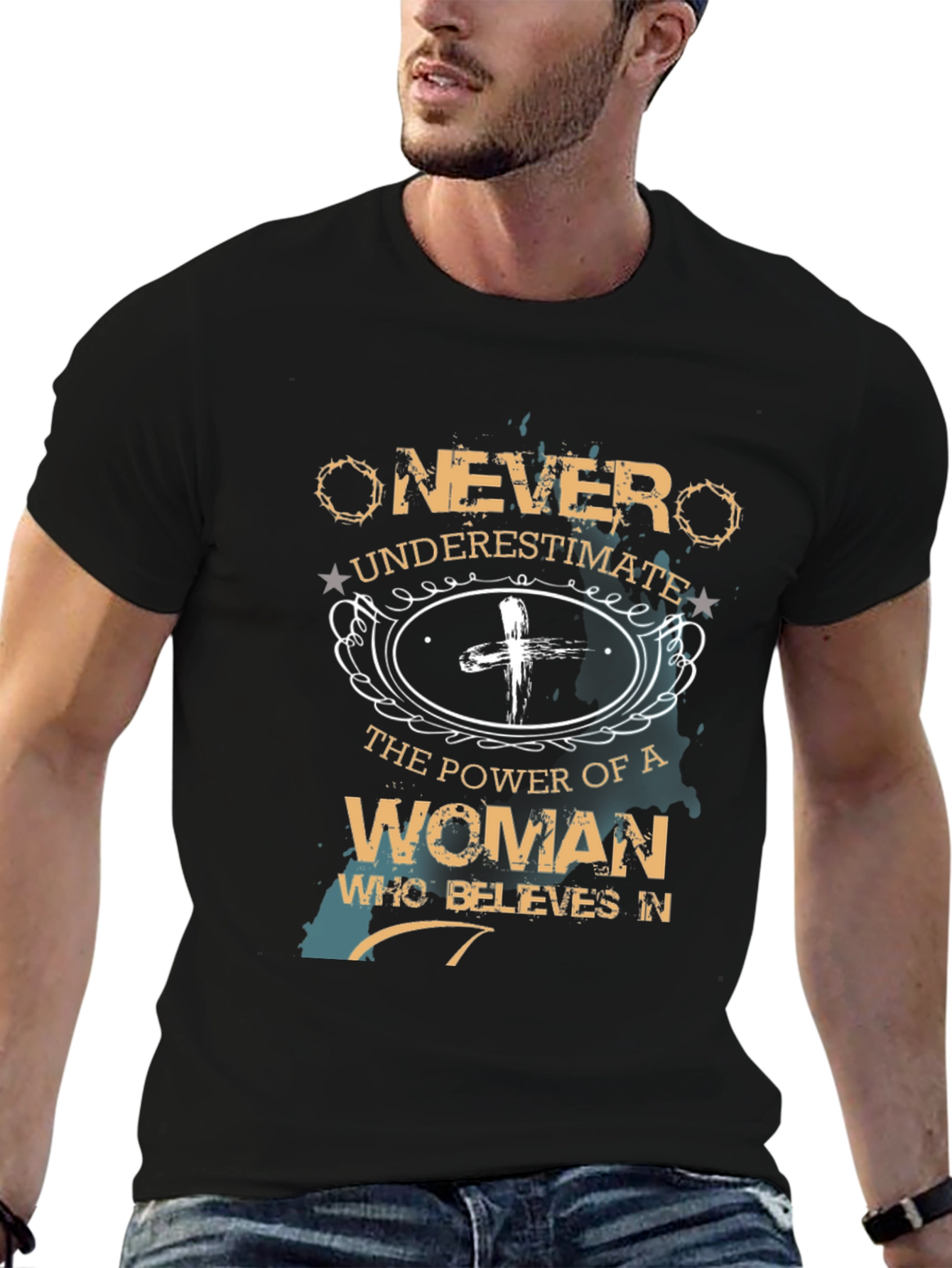 Never Underestimate Womans Power Tee