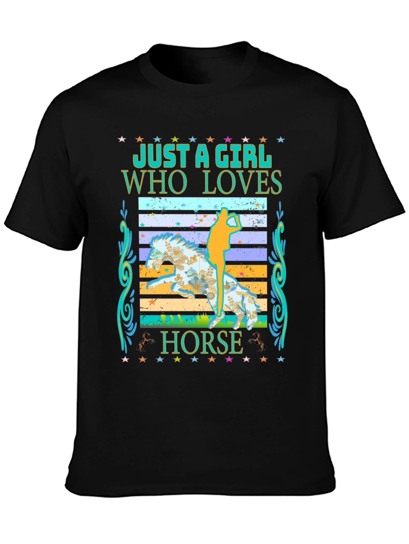 Just A Girl Who Loves Horses T-Shirt