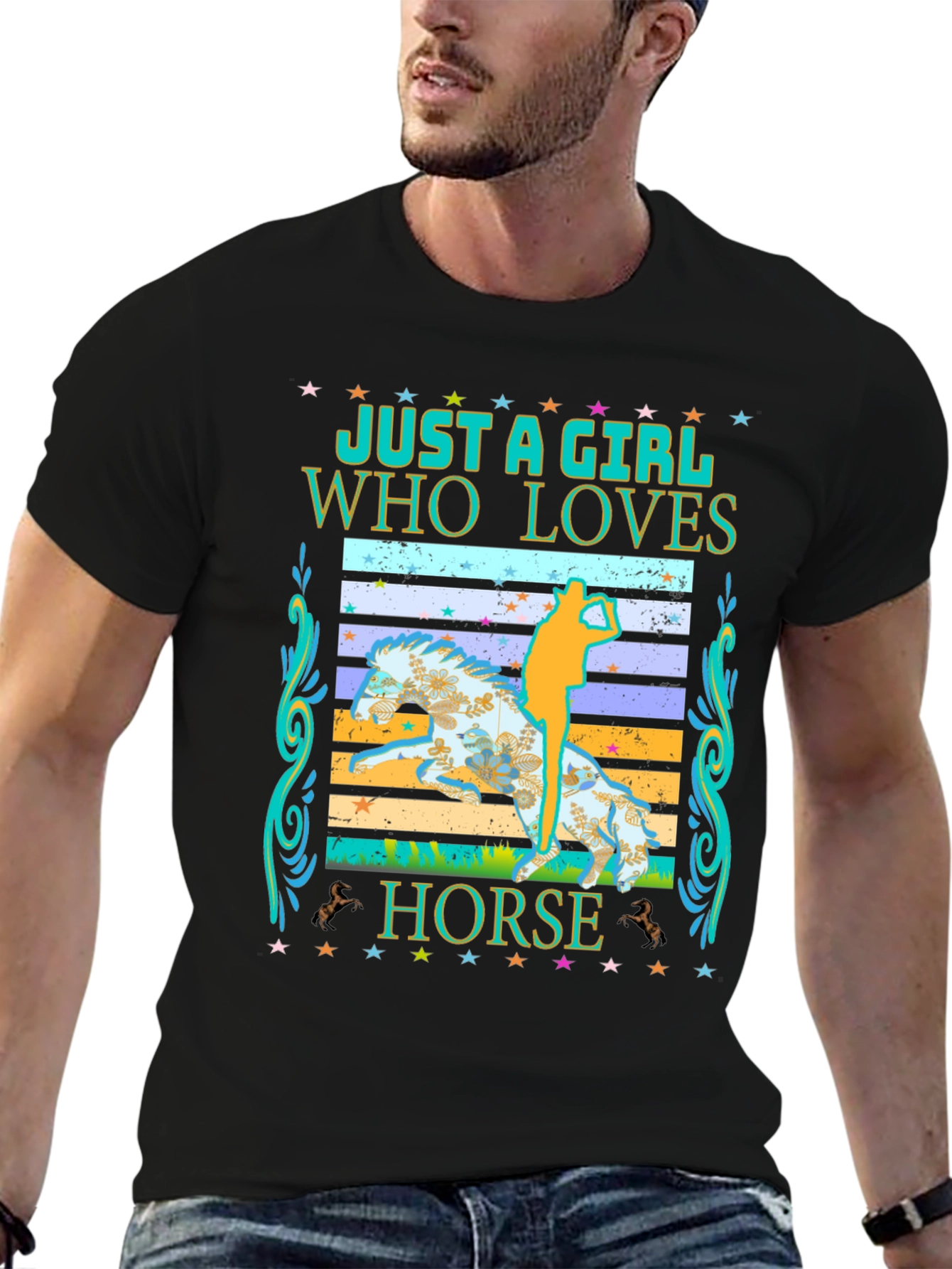 Just A Girl Who Loves Horses T-Shirt