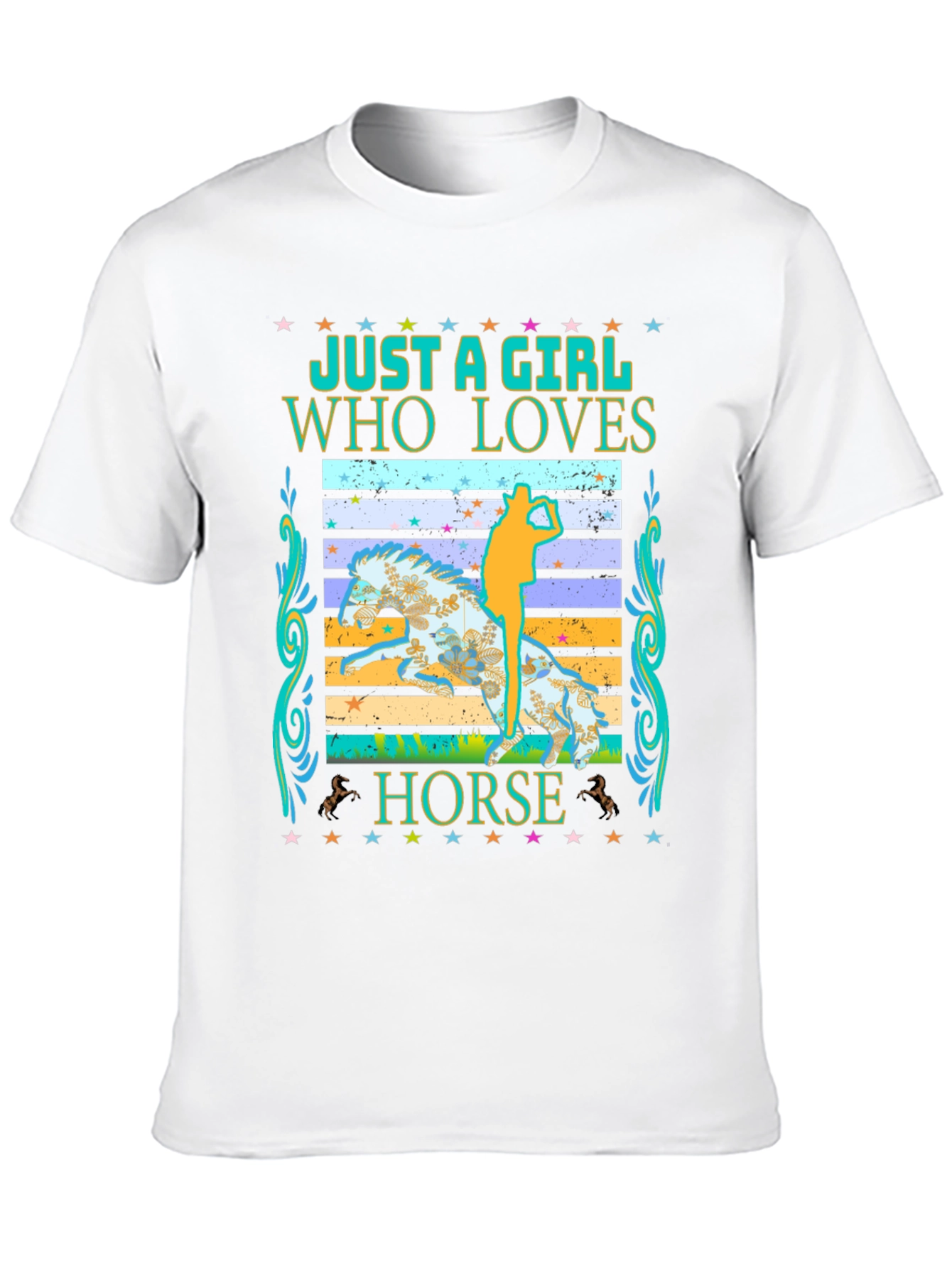 Just A Girl Who Loves Horses T-Shirt