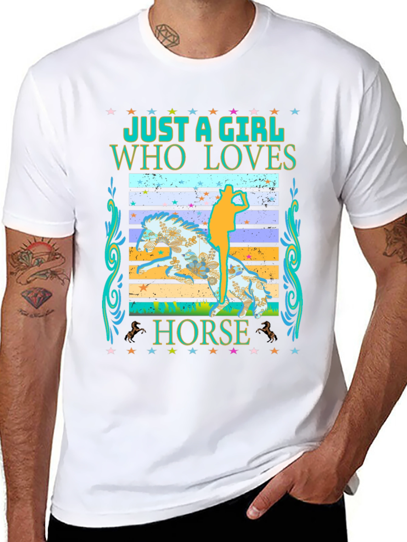 Just A Girl Who Loves Horses T-Shirt