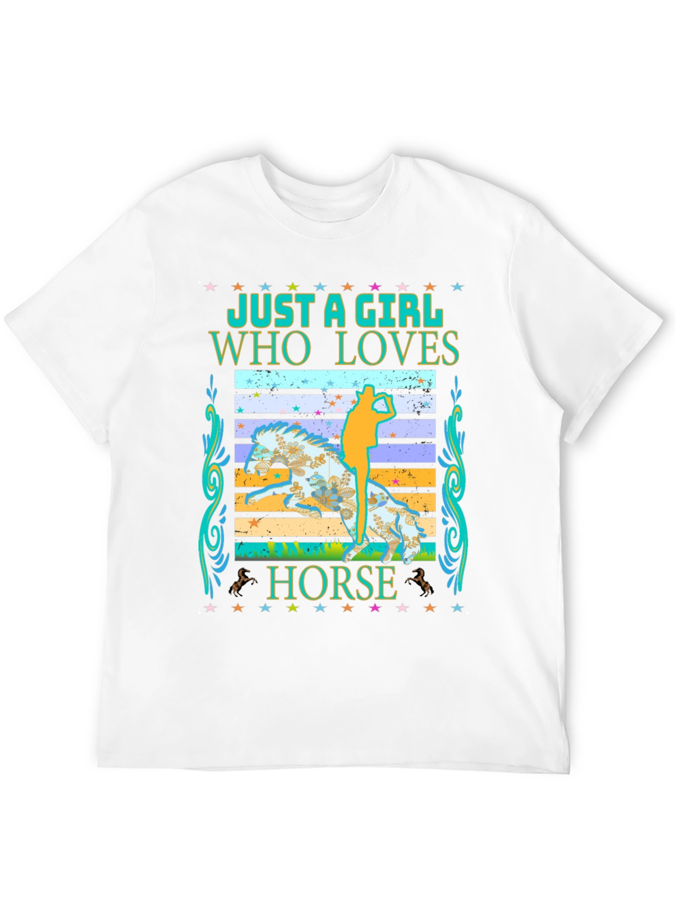 Just A Girl Who Loves Horses T-Shirt