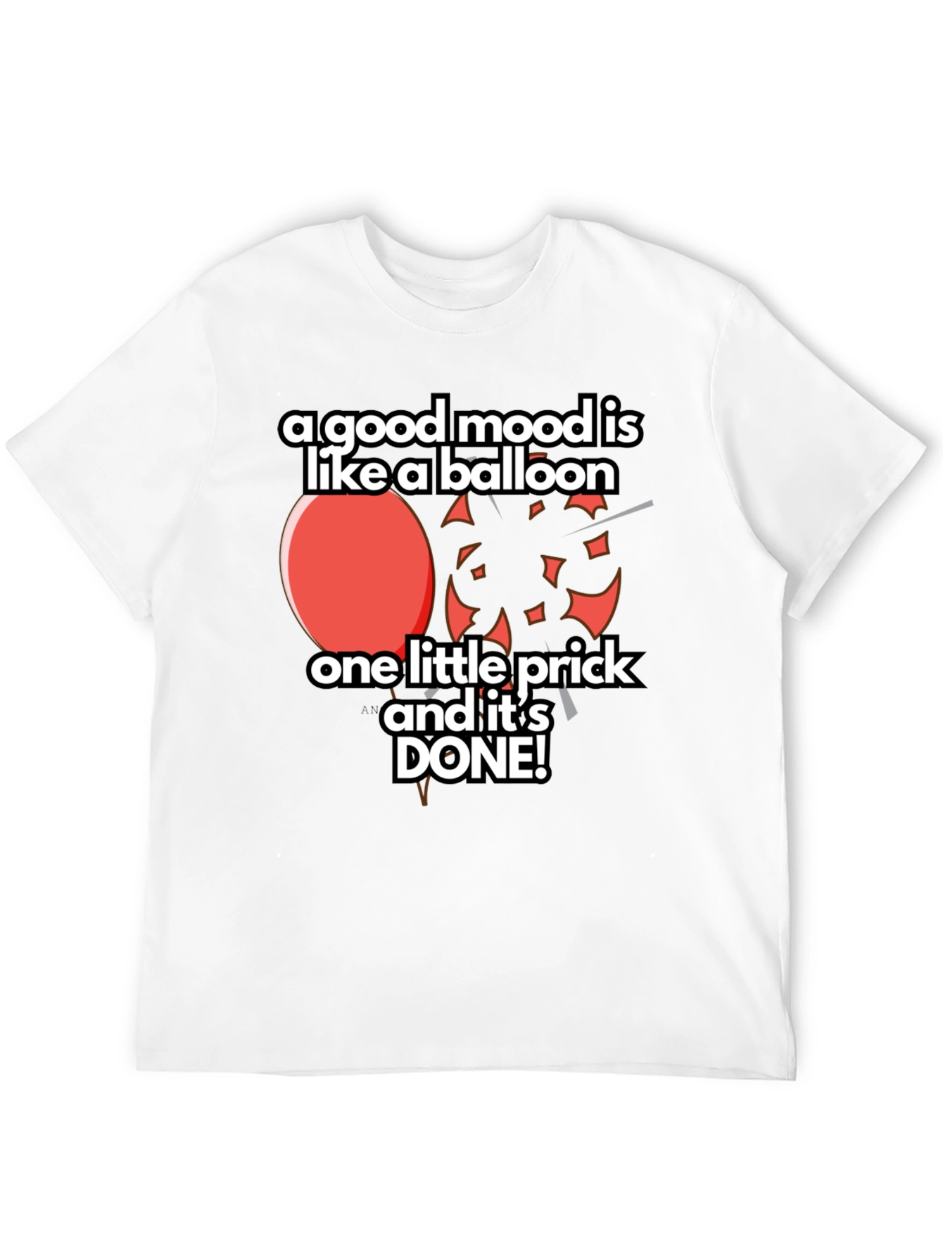 A Good Mood Balloon Funny Graphic T-Shirt