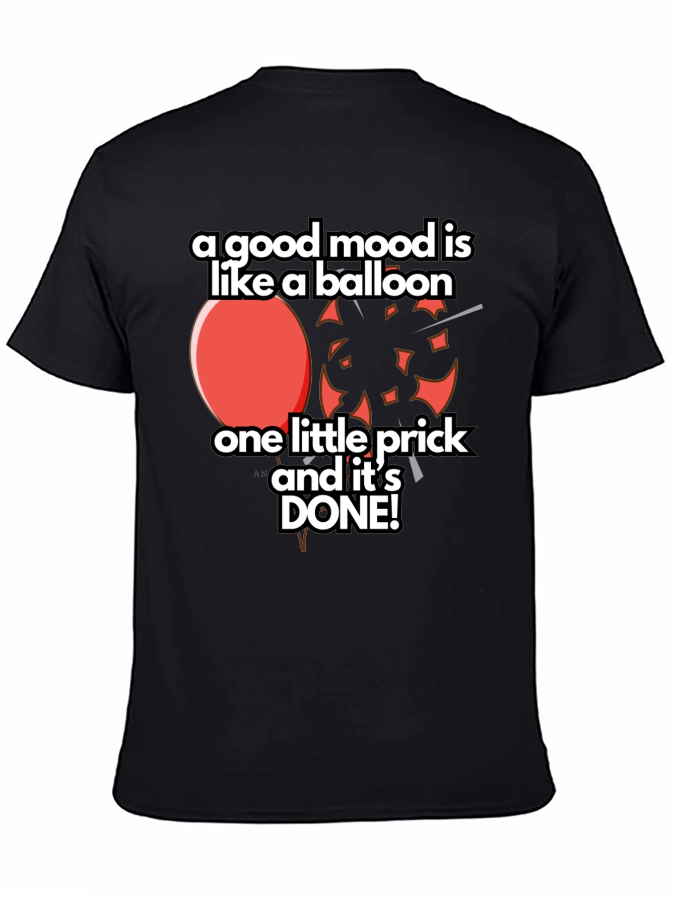 A Good Mood Balloon Funny Graphic T-Shirt