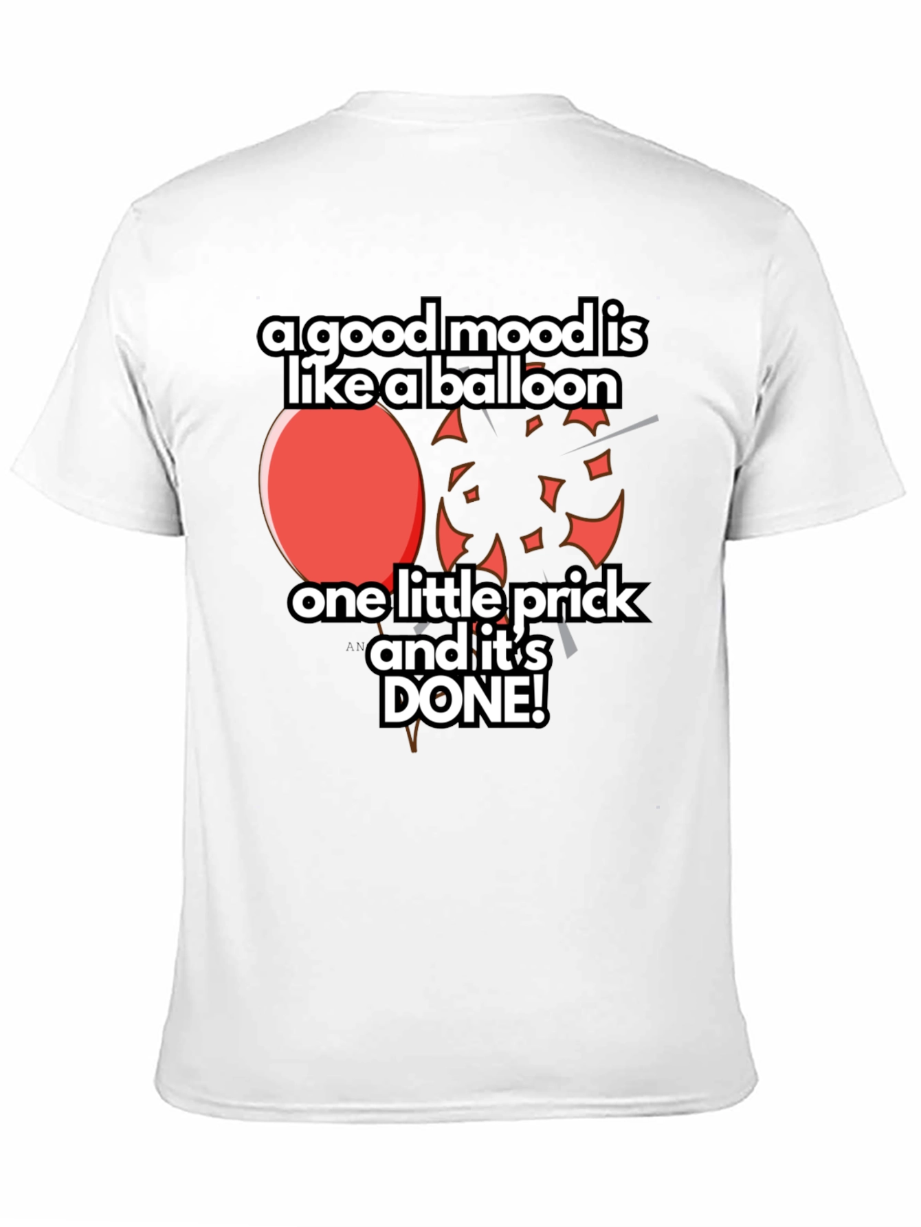A Good Mood Balloon Funny Graphic T-Shirt