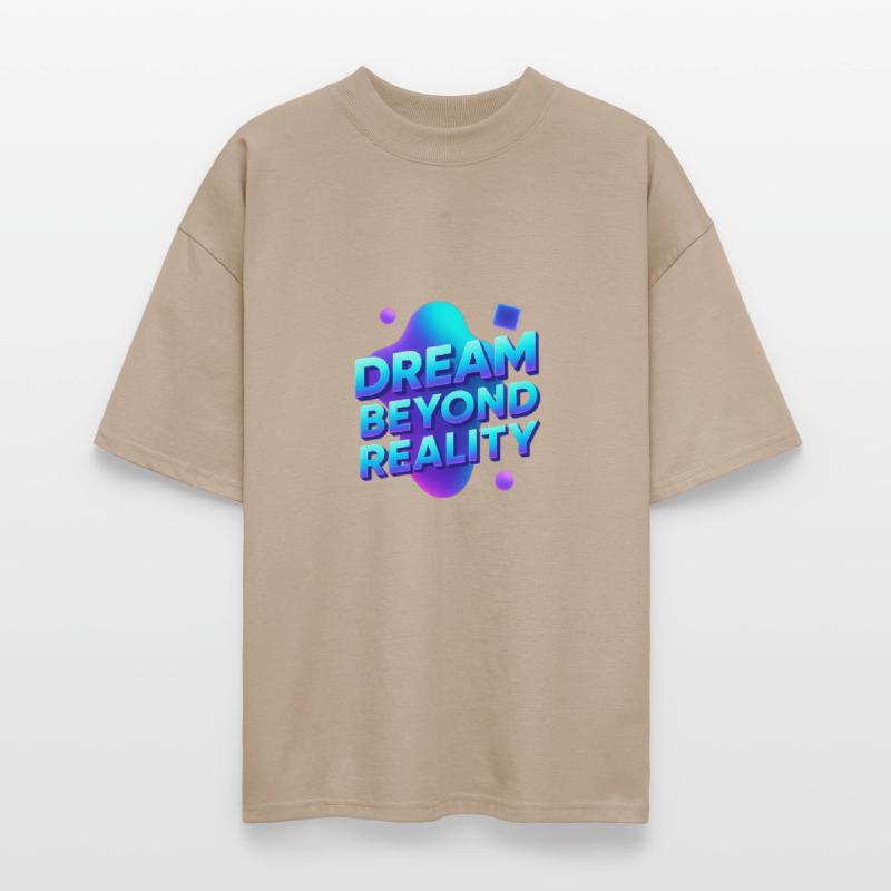 Dream Beyond Reality 3D Futuristic Typography D