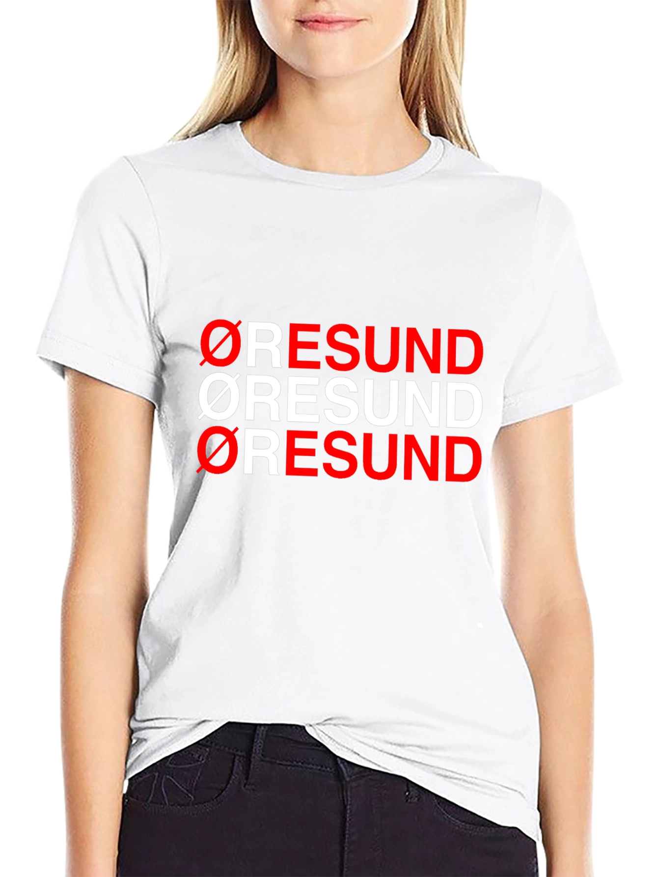 Oresund Graphic Tee - Black Cotton Blend