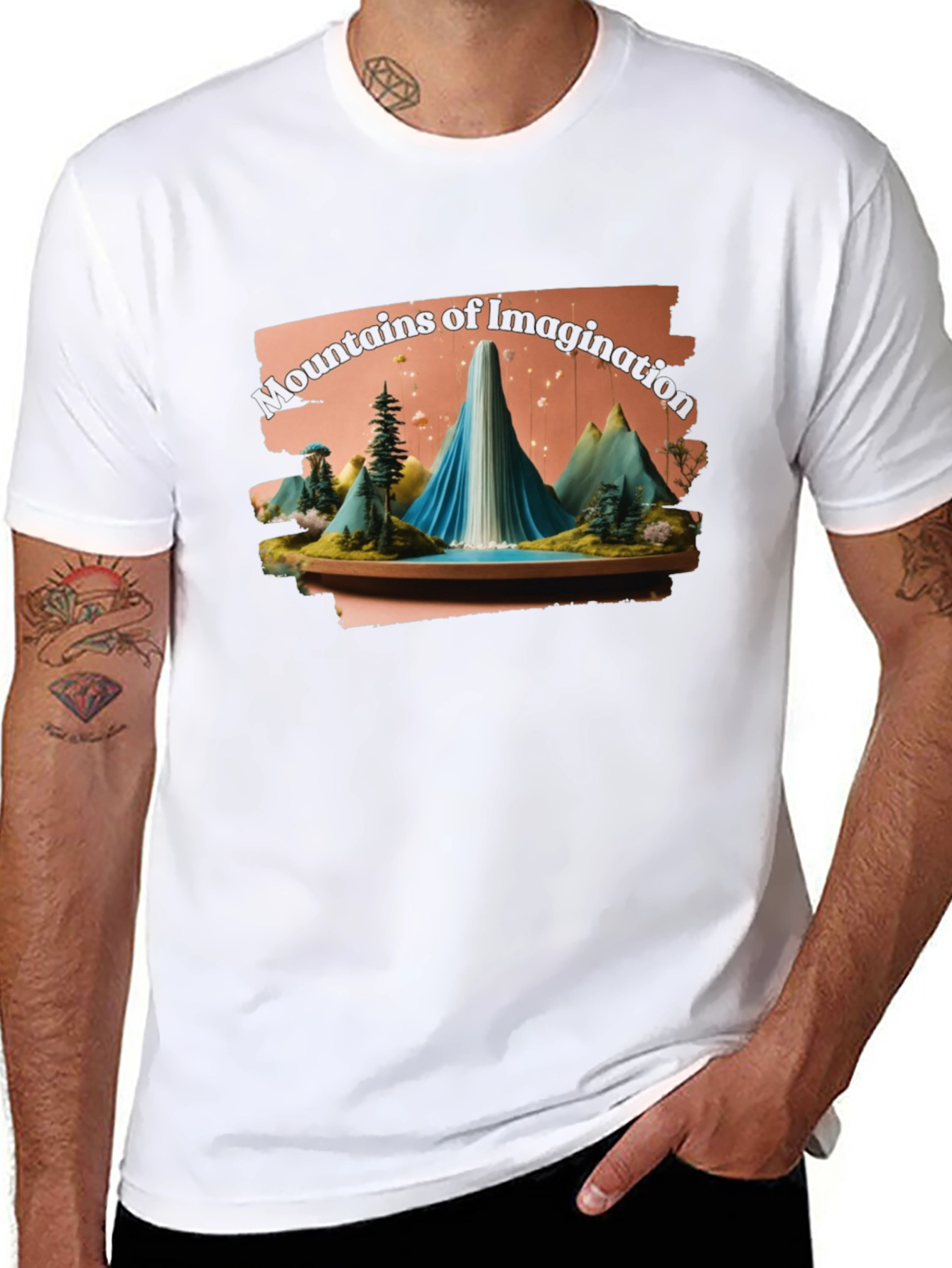 Mountains of Imagination Graphic Tee