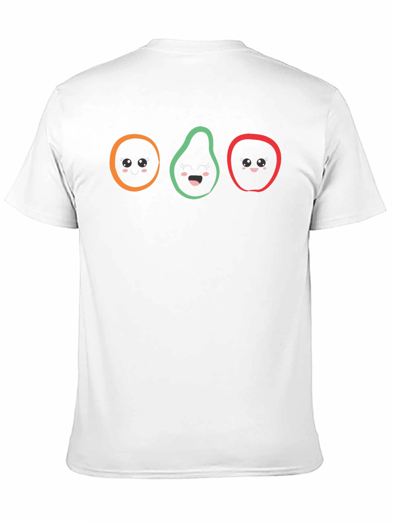 Kawaii Fruits T-Shirt - Fun Graphic Tee