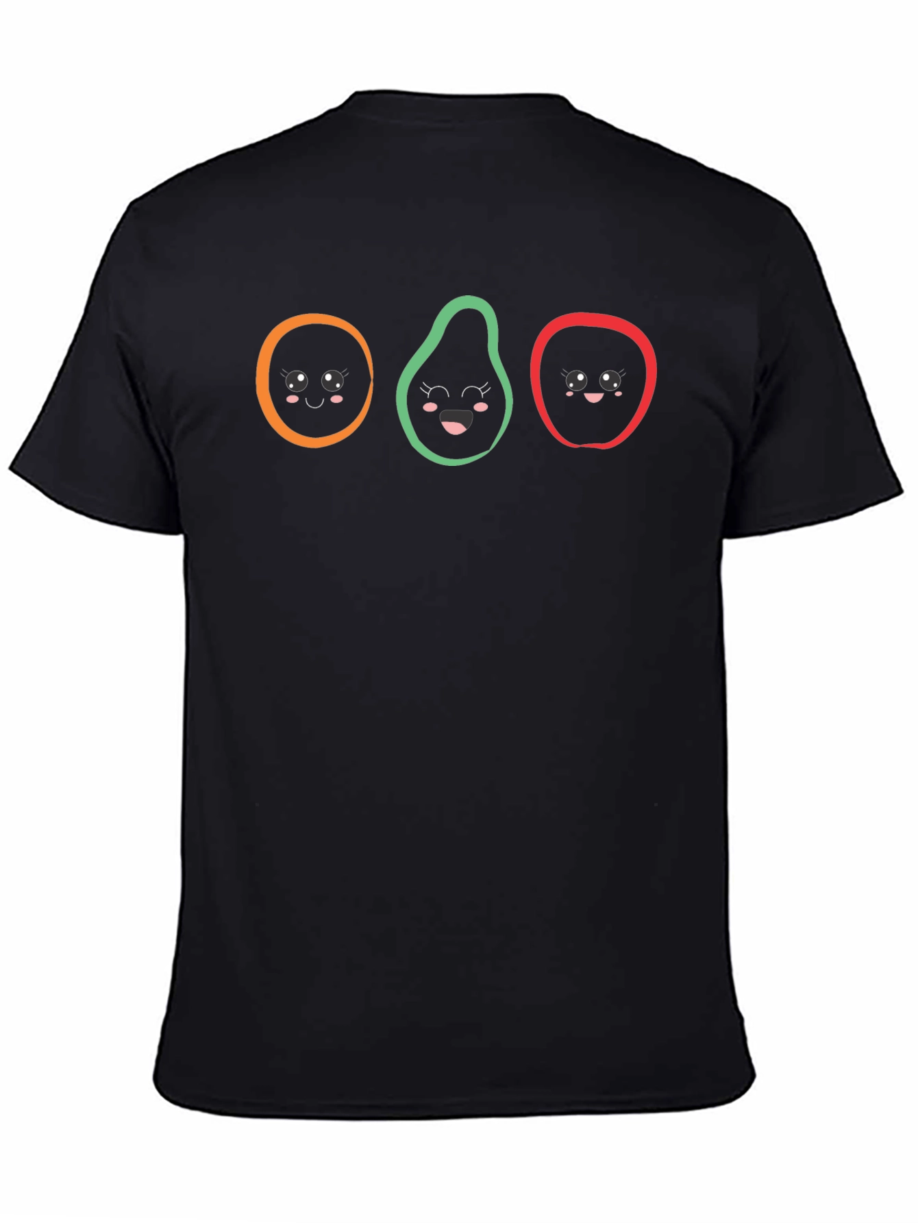 Kawaii Fruits T-Shirt - Fun Graphic Tee