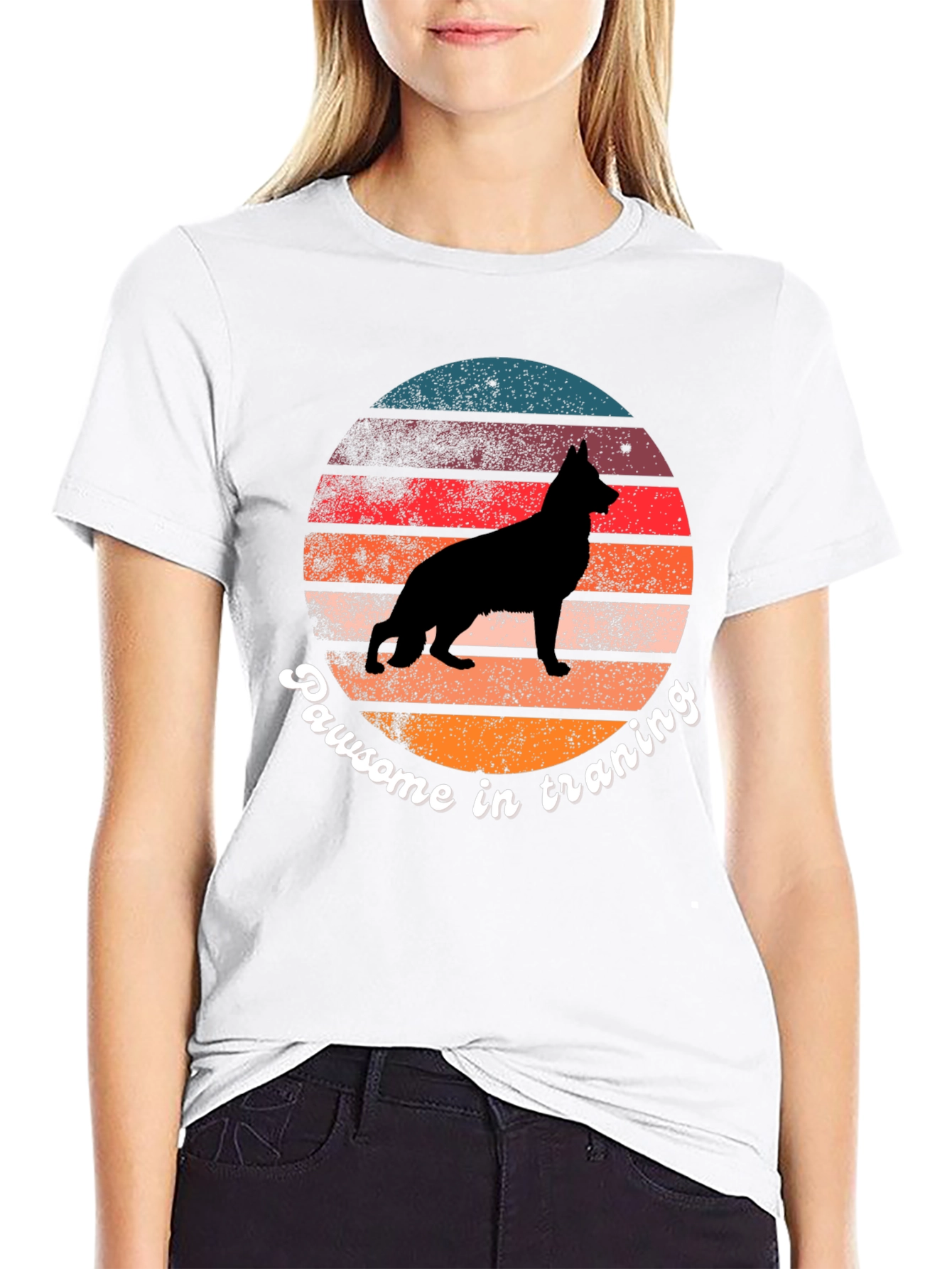 Pawsome Dog Training Retro T-Shirt