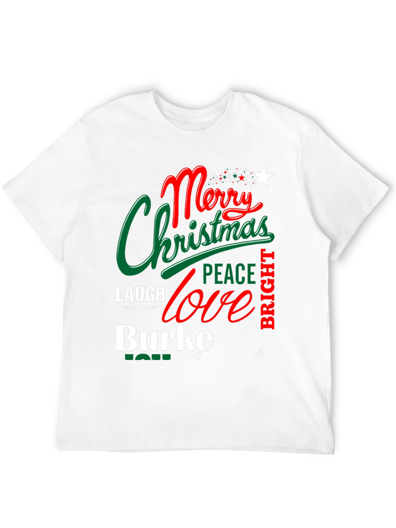 Merry Christmas Family Name T-Shirt