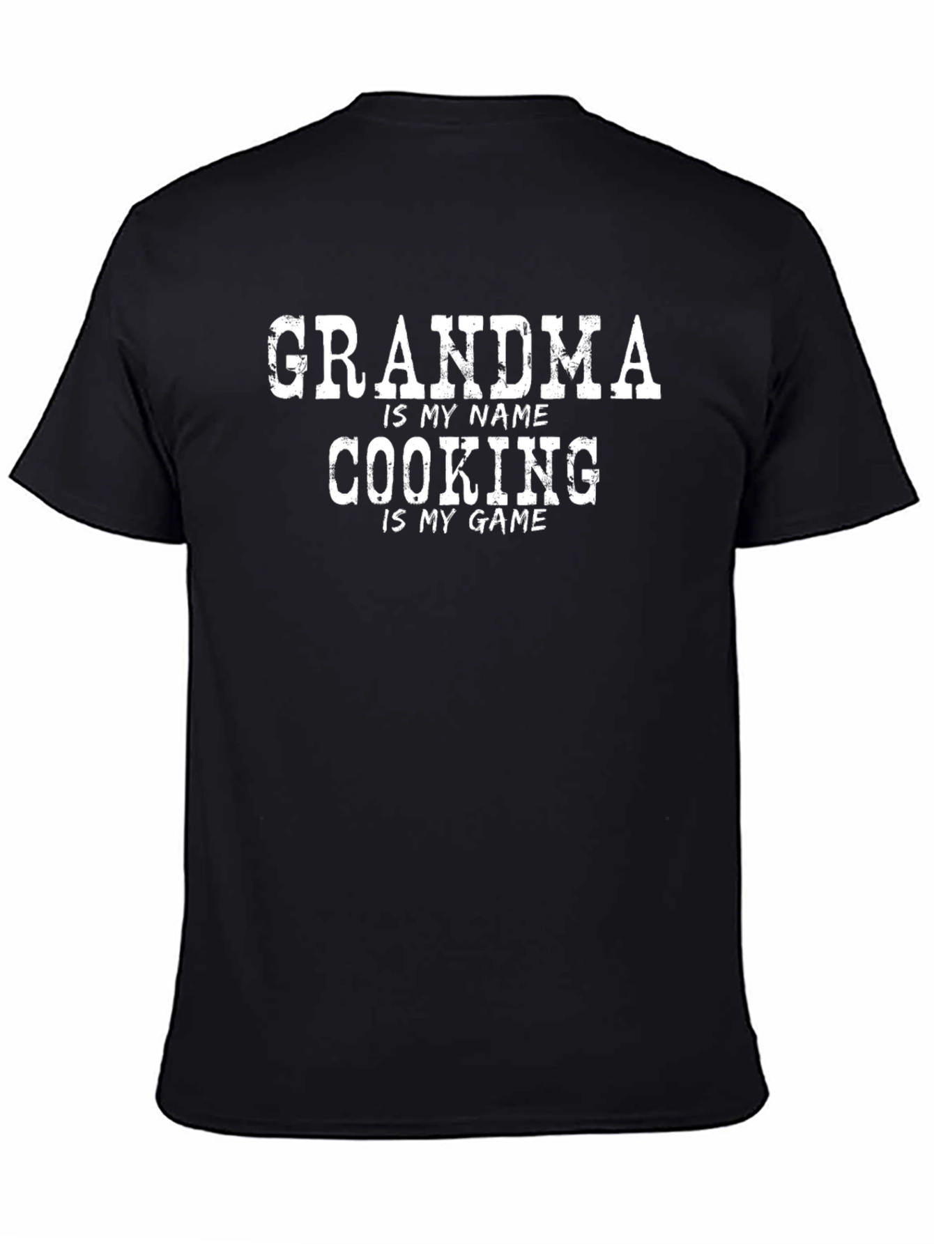 Grandma Cooking Game T-Shirt - Black