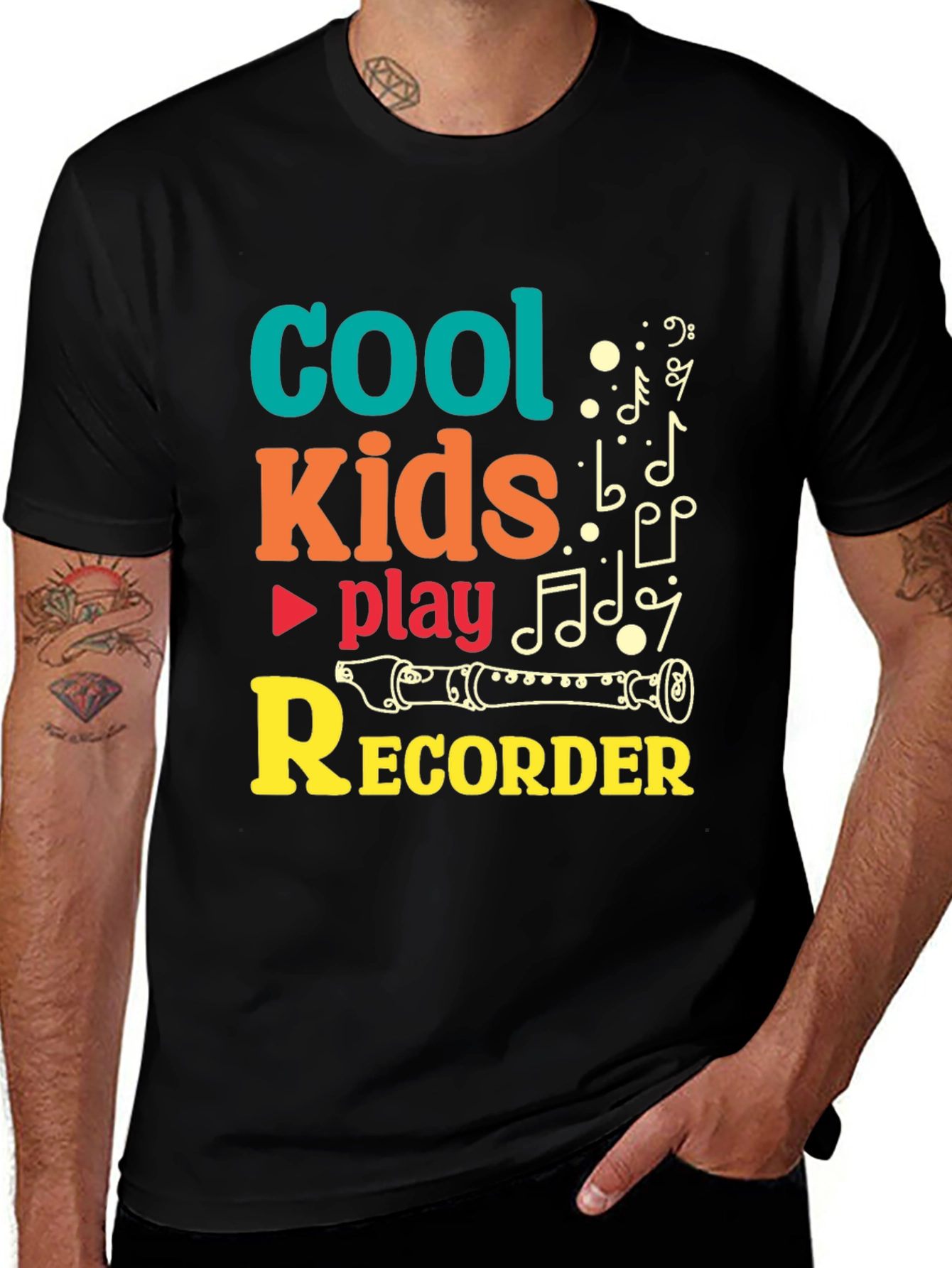 Cool Kids Play Recorder T-Shirt