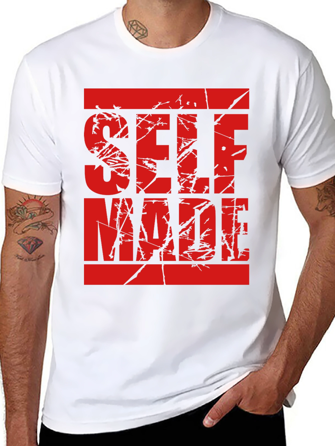 Self Made Graphic Tee - Black