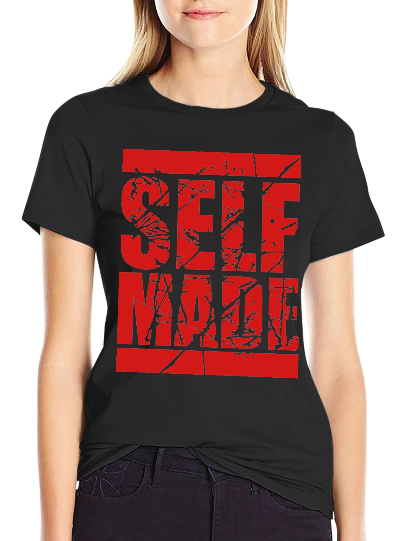 Self Made Graphic Tee - Black