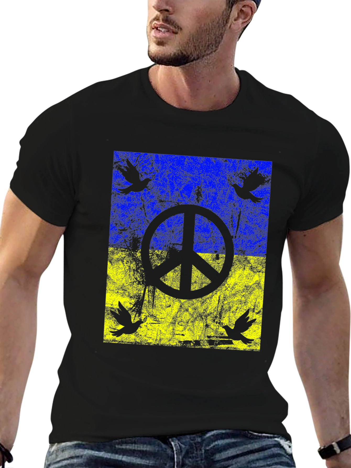 Ukraine Peace Dove T-Shirt - Support Ukraine