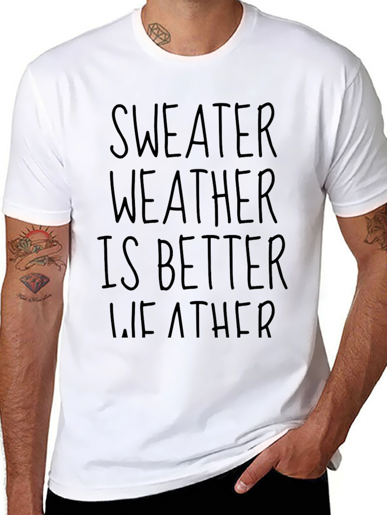 Sweater Weather T-Shirt - Comfortable Stylish Tee