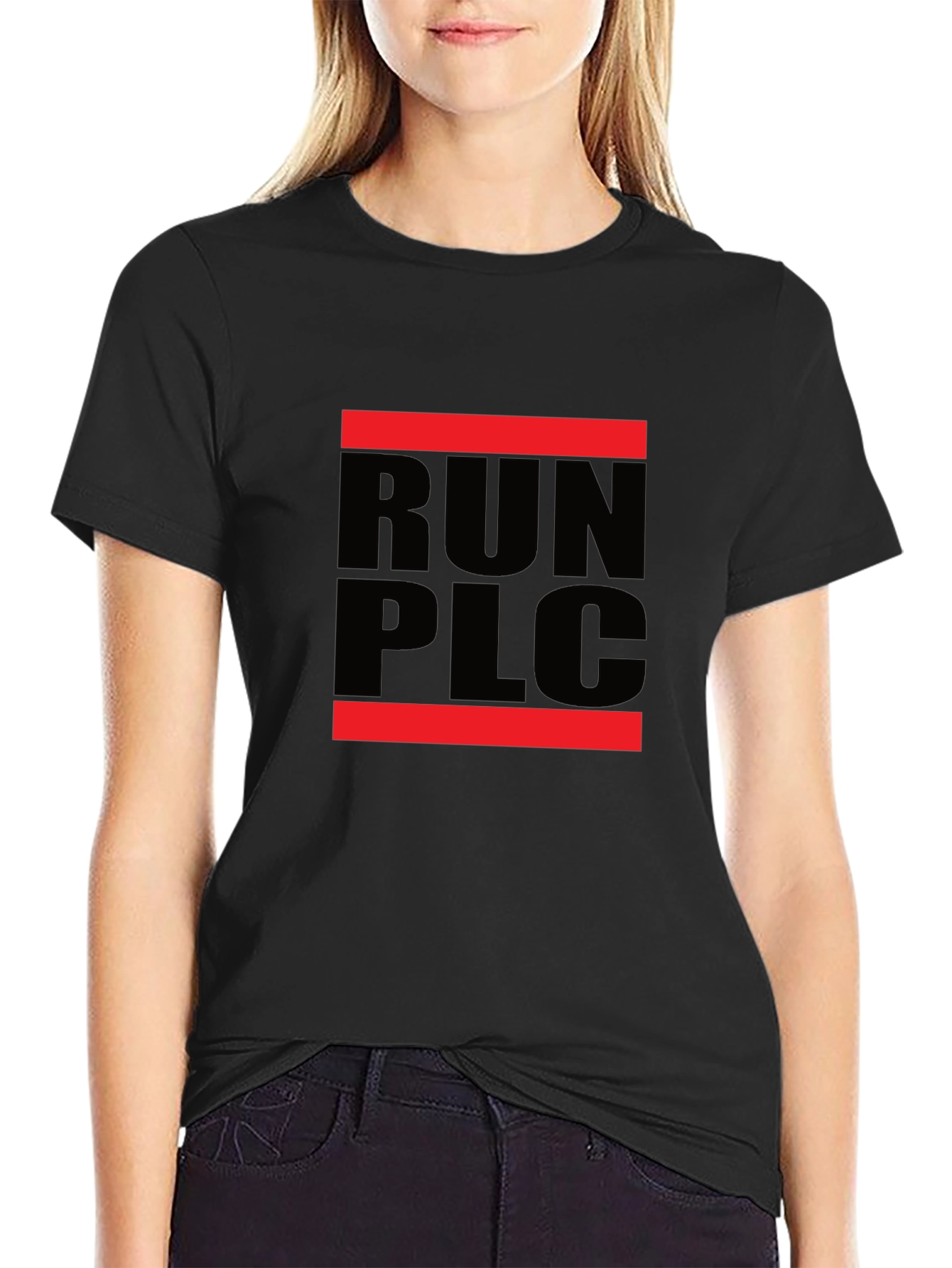 Run PLC Graphic Tee - Black