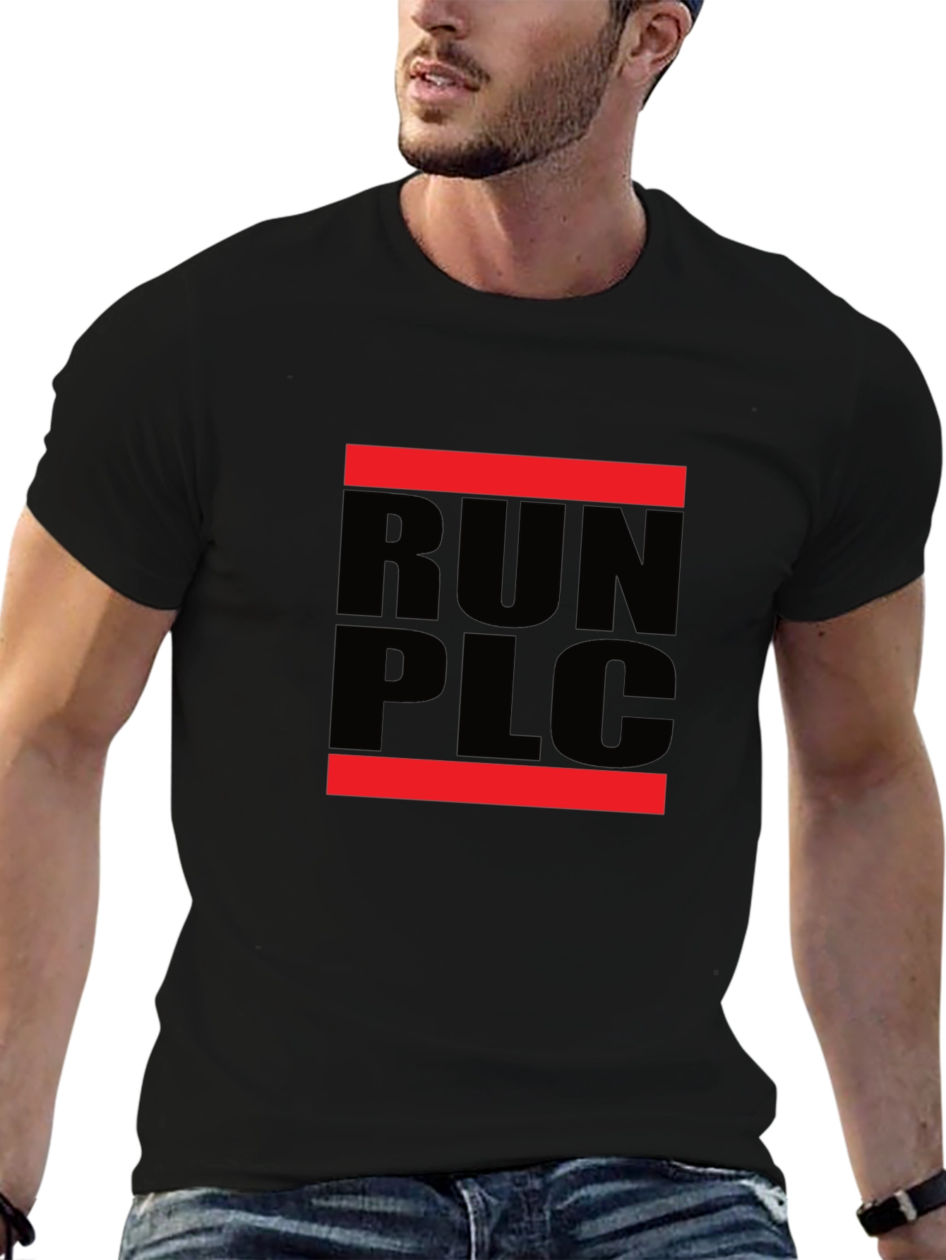 Run PLC Graphic Tee - Black
