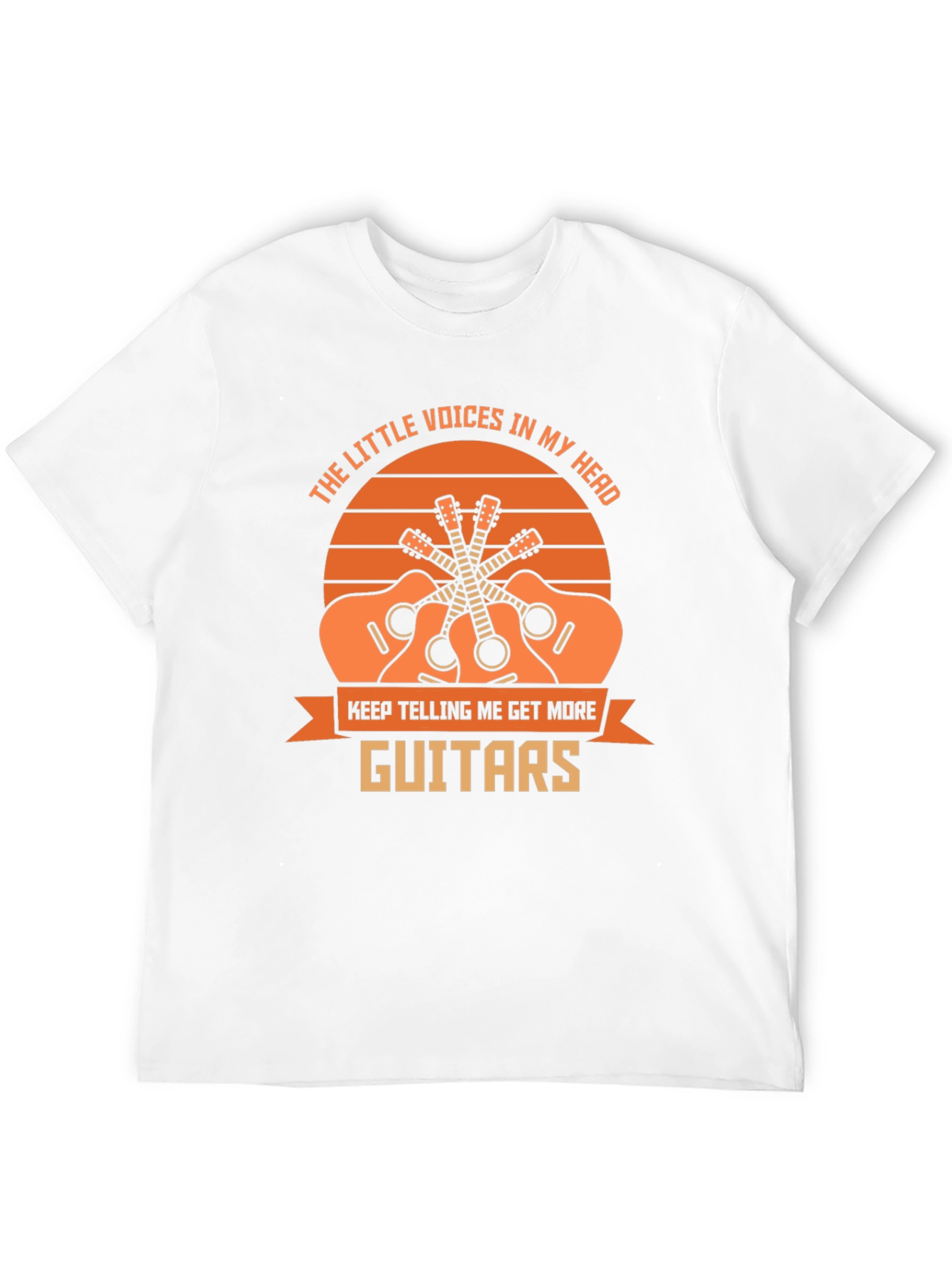 Guitar Lover T-Shirt: The Little Voices in My Head