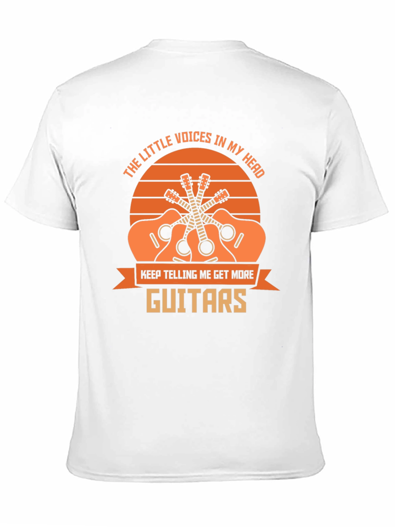 Guitar Lover T-Shirt: The Little Voices in My Head
