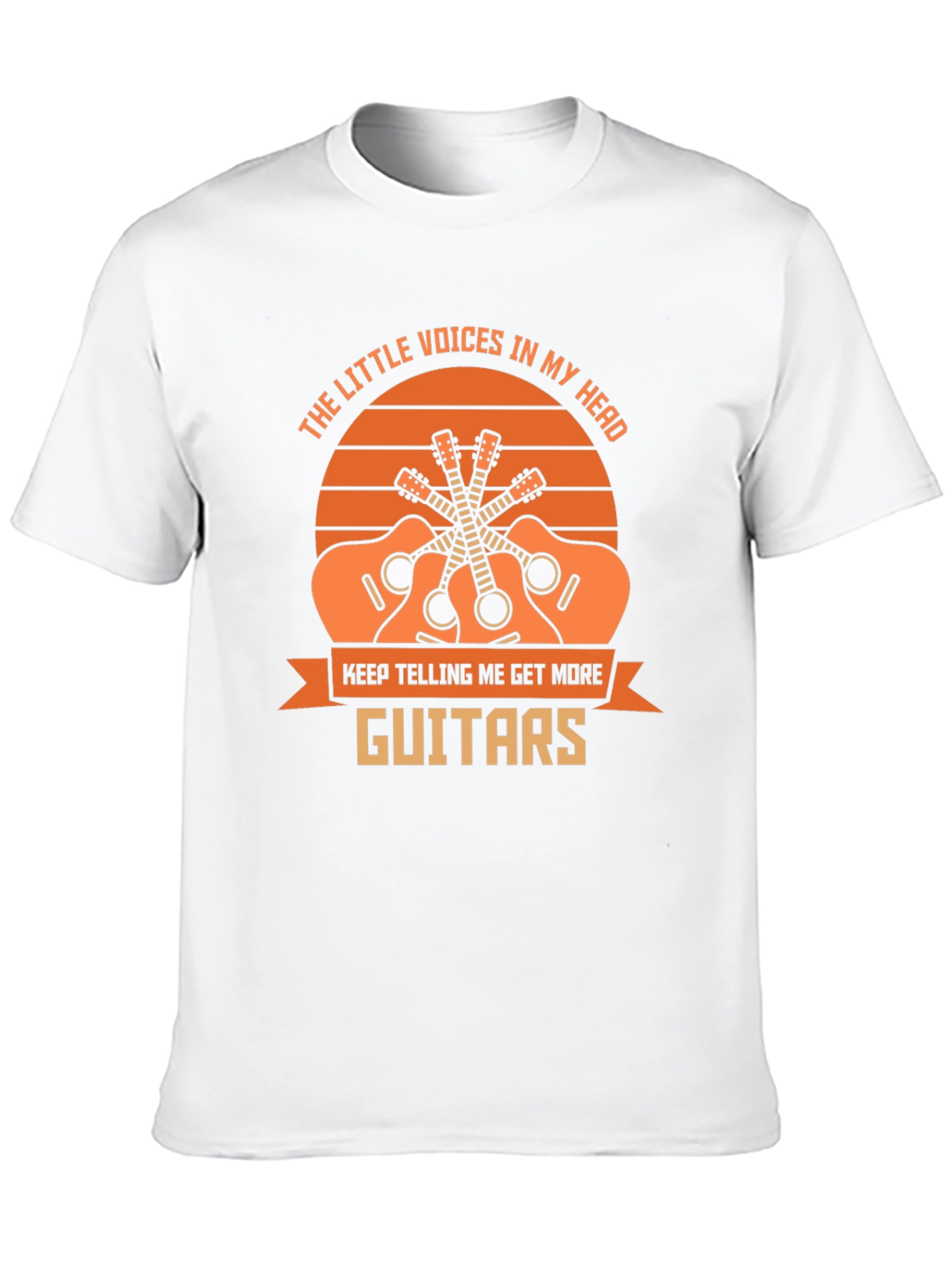 Guitar Lover T-Shirt: The Little Voices in My Head