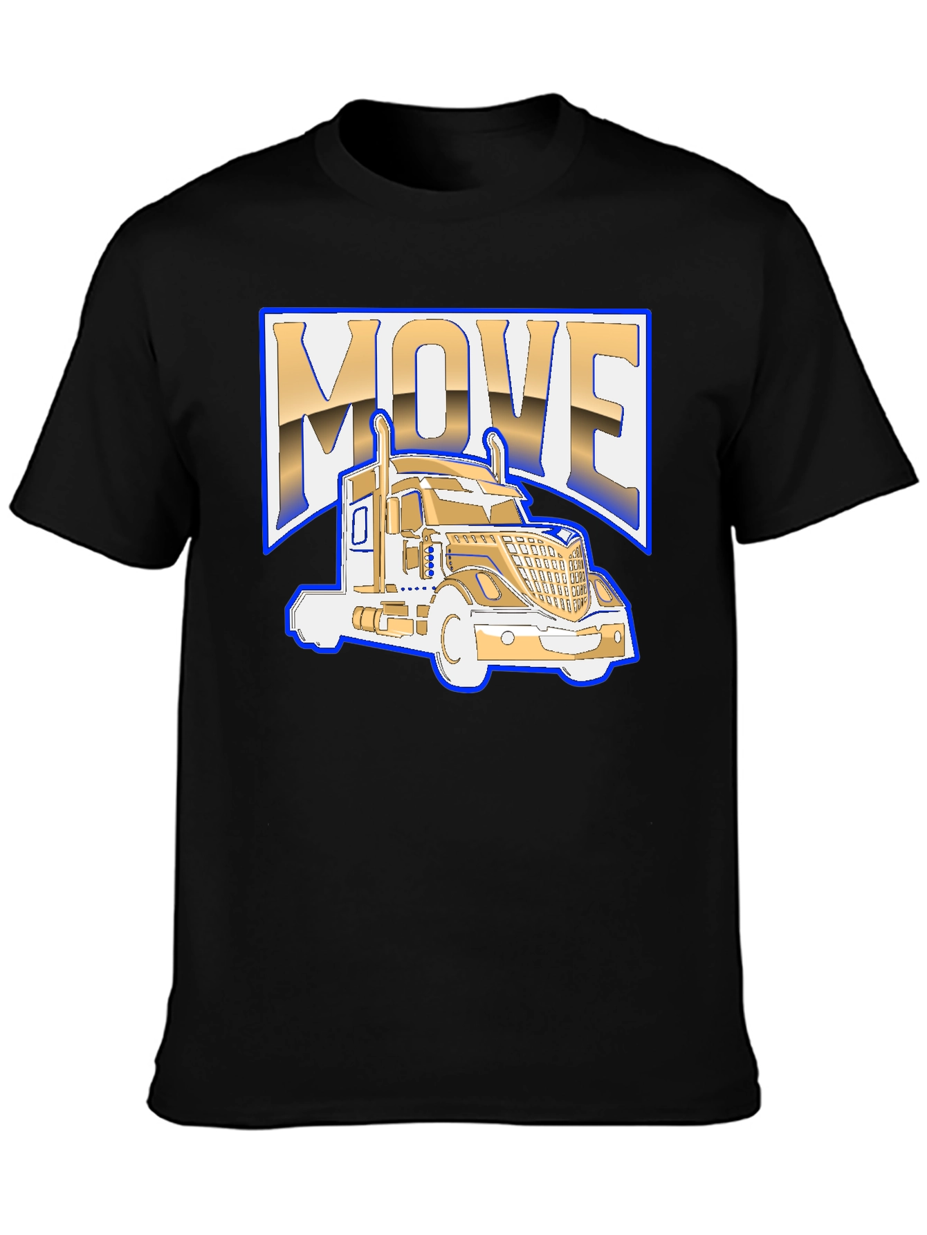 Move Trucker T-Shirt - Cool Graphic Tee