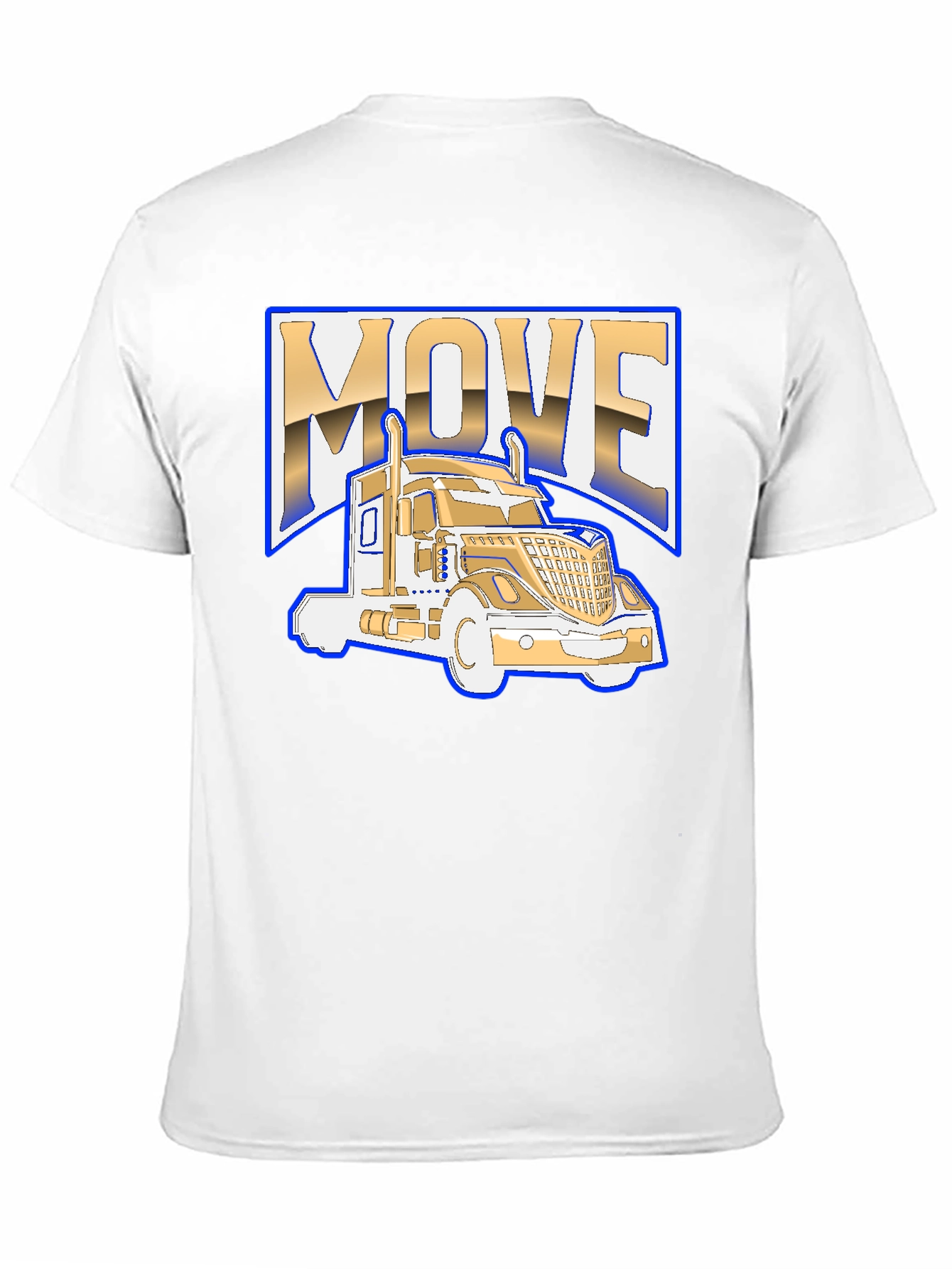 Move Trucker T-Shirt - Cool Graphic Tee