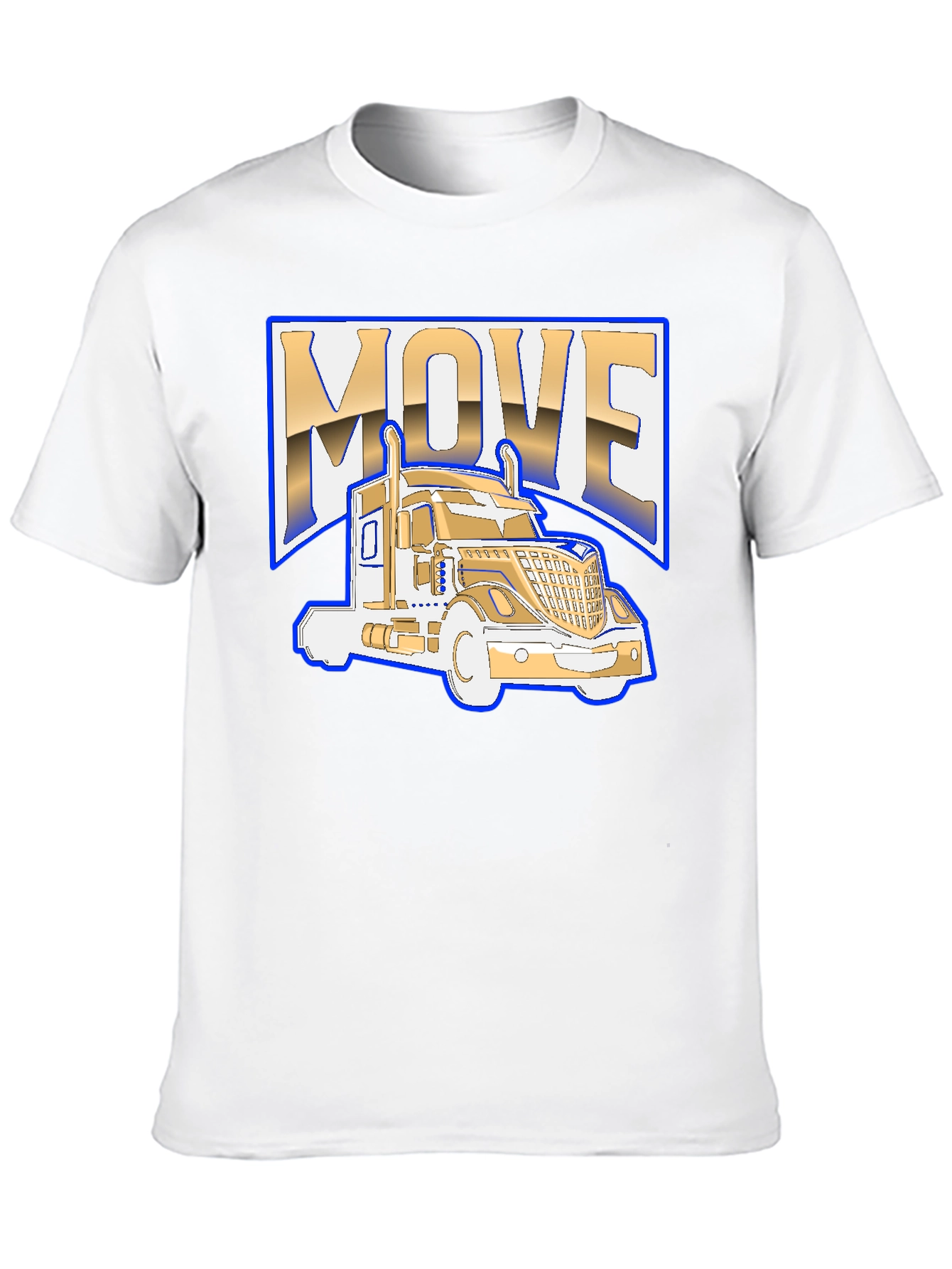 Move Trucker T-Shirt - Cool Graphic Tee