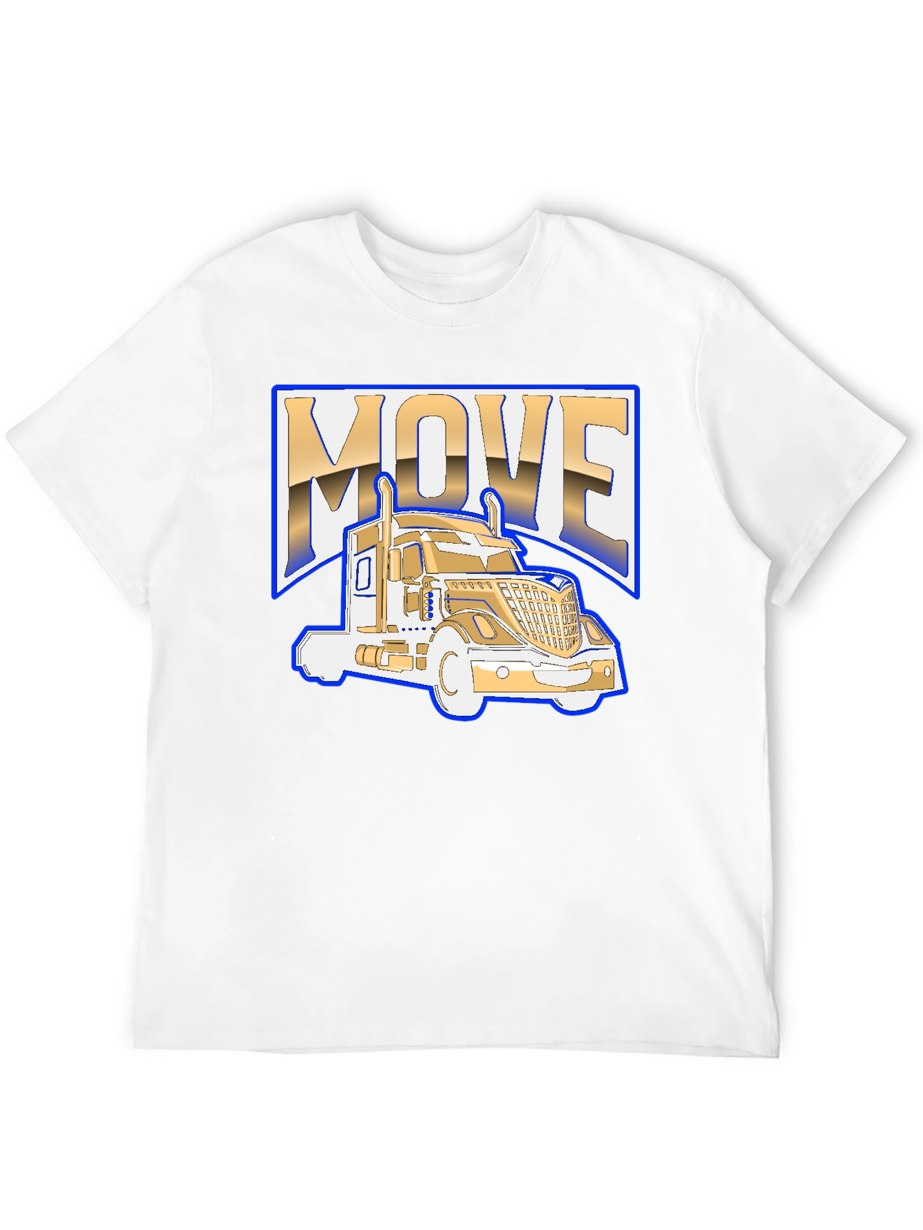 Move Trucker T-Shirt - Cool Graphic Tee