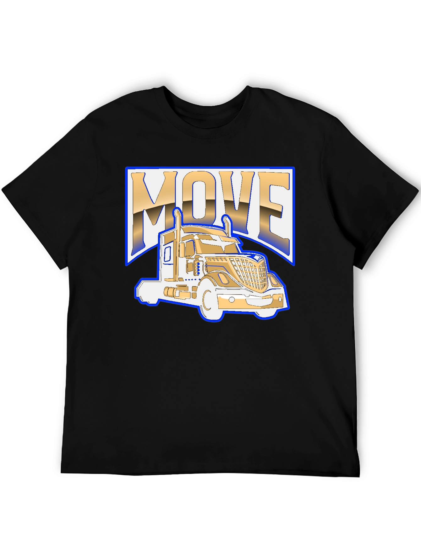 Move Trucker T-Shirt - Cool Graphic Tee