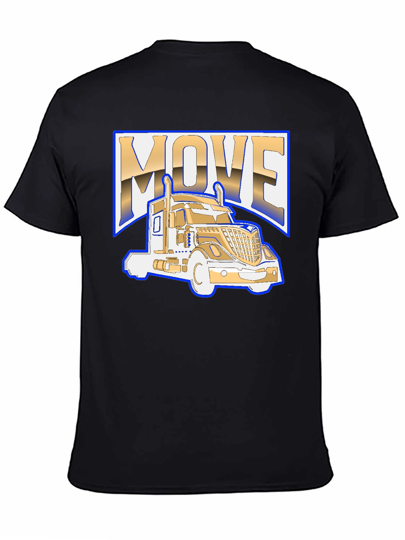Move Trucker T-Shirt - Cool Graphic Tee