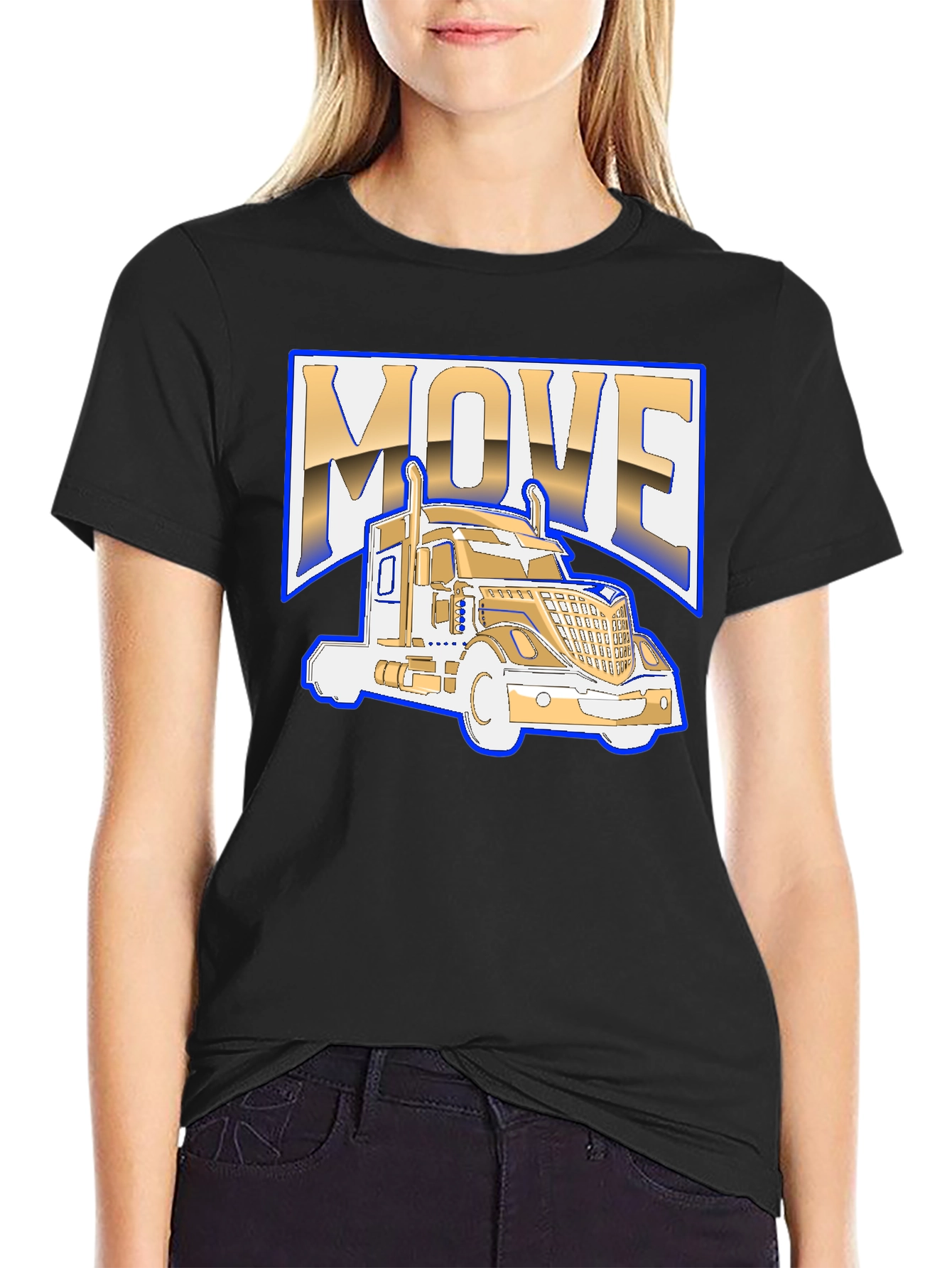Move Trucker T-Shirt - Cool Graphic Tee