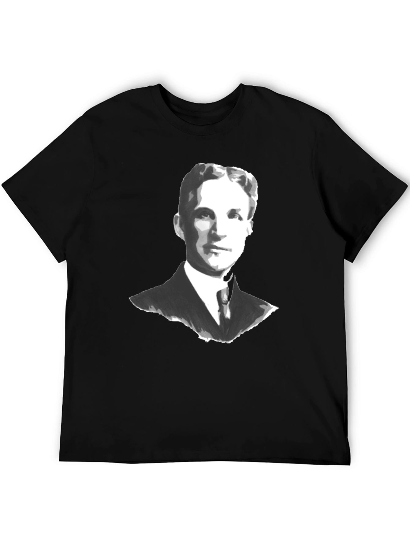 Classic Portrait Graphic Tee - Black