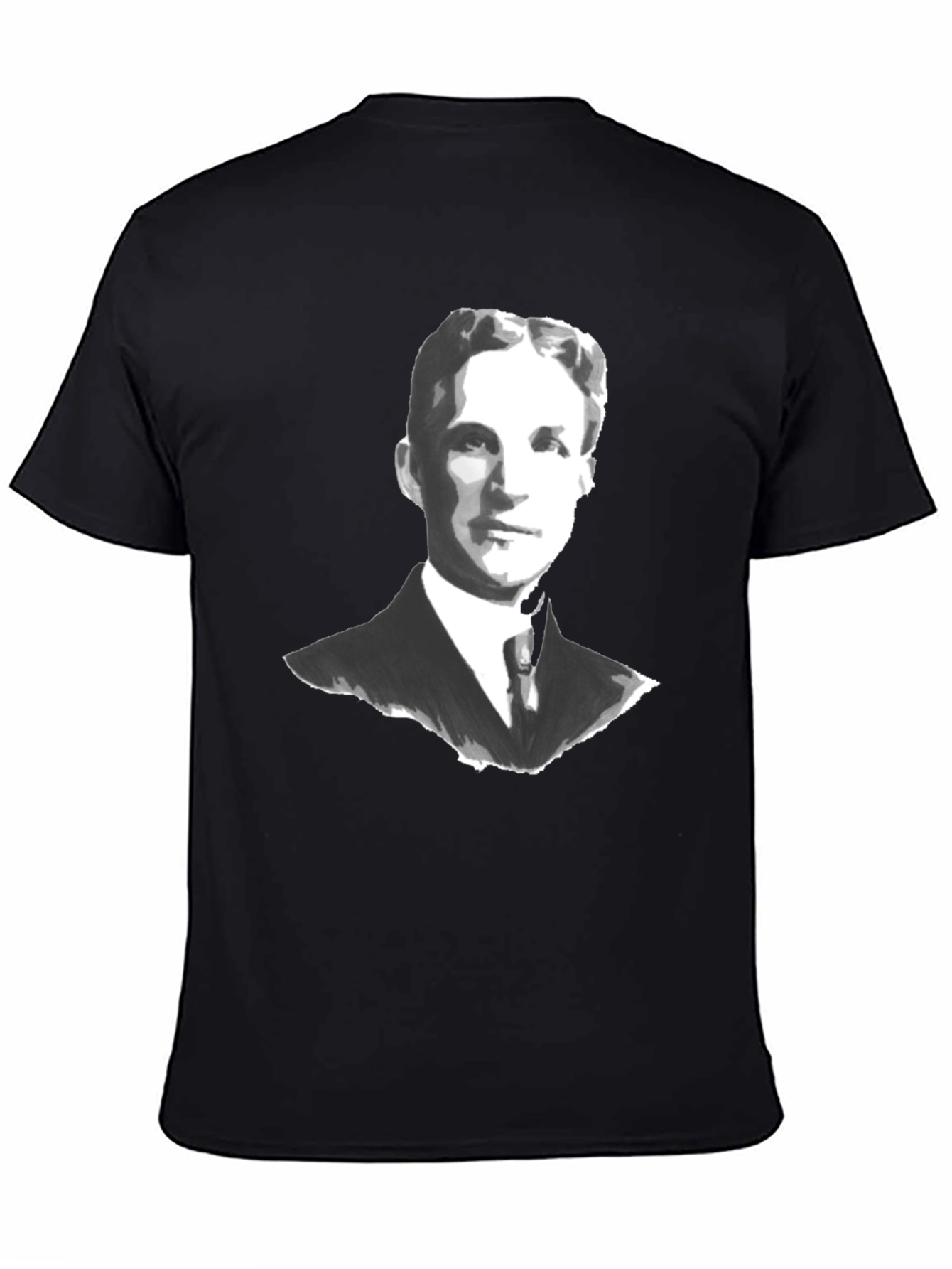 Classic Portrait Graphic Tee - Black