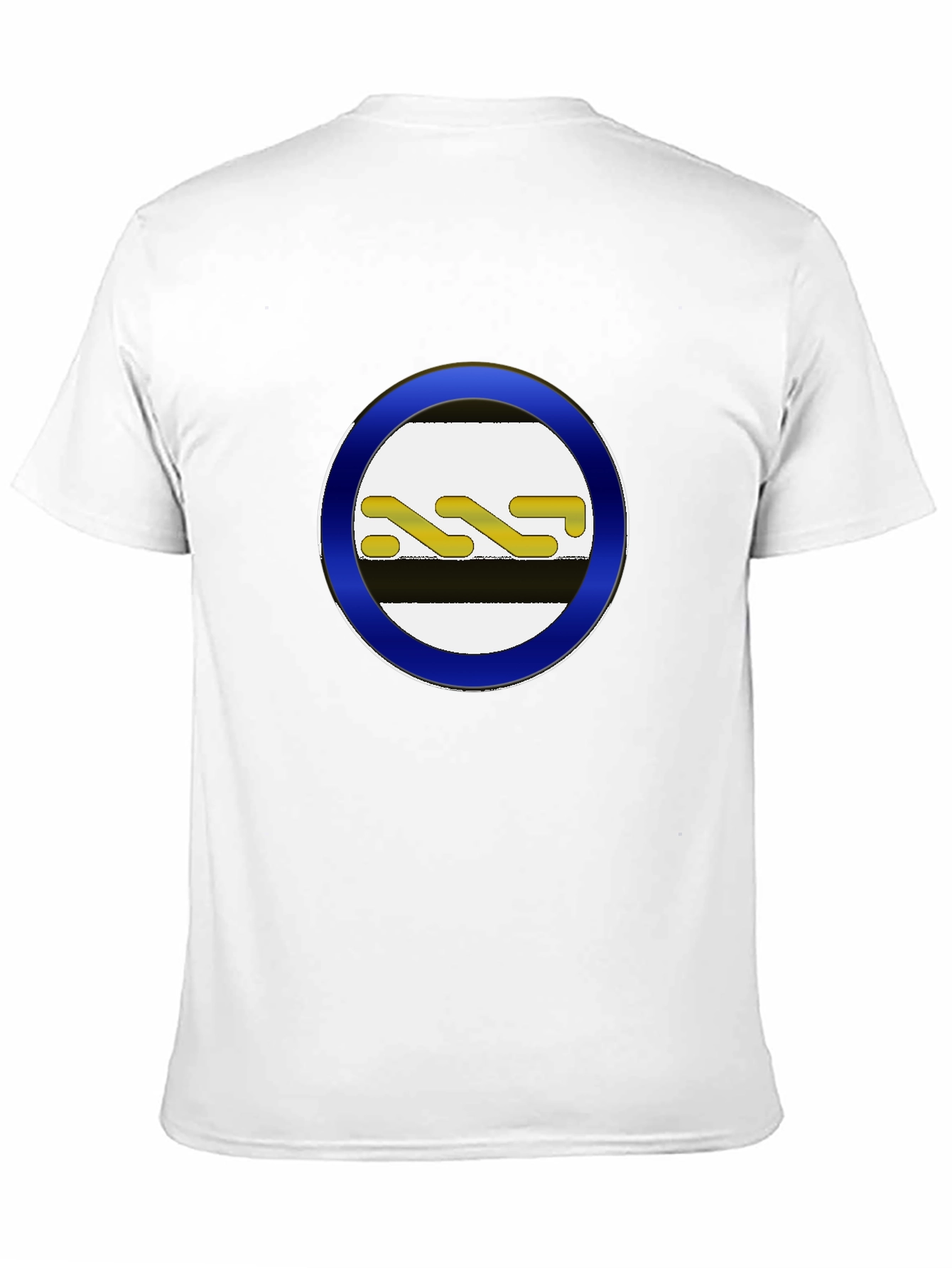 Black T-Shirt with Unique Circle Design