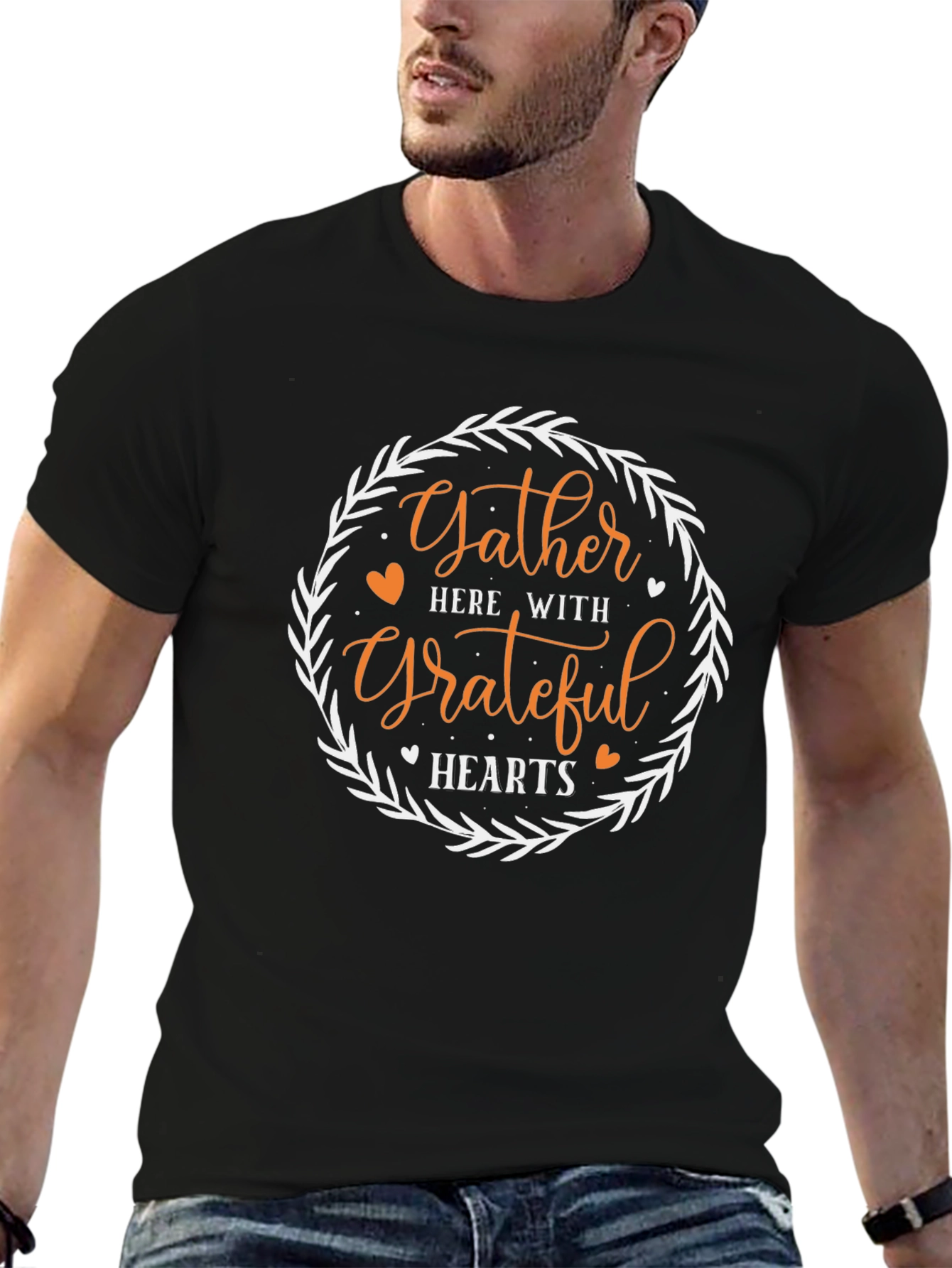 Gather Here With Grateful Hearts T-Shirt