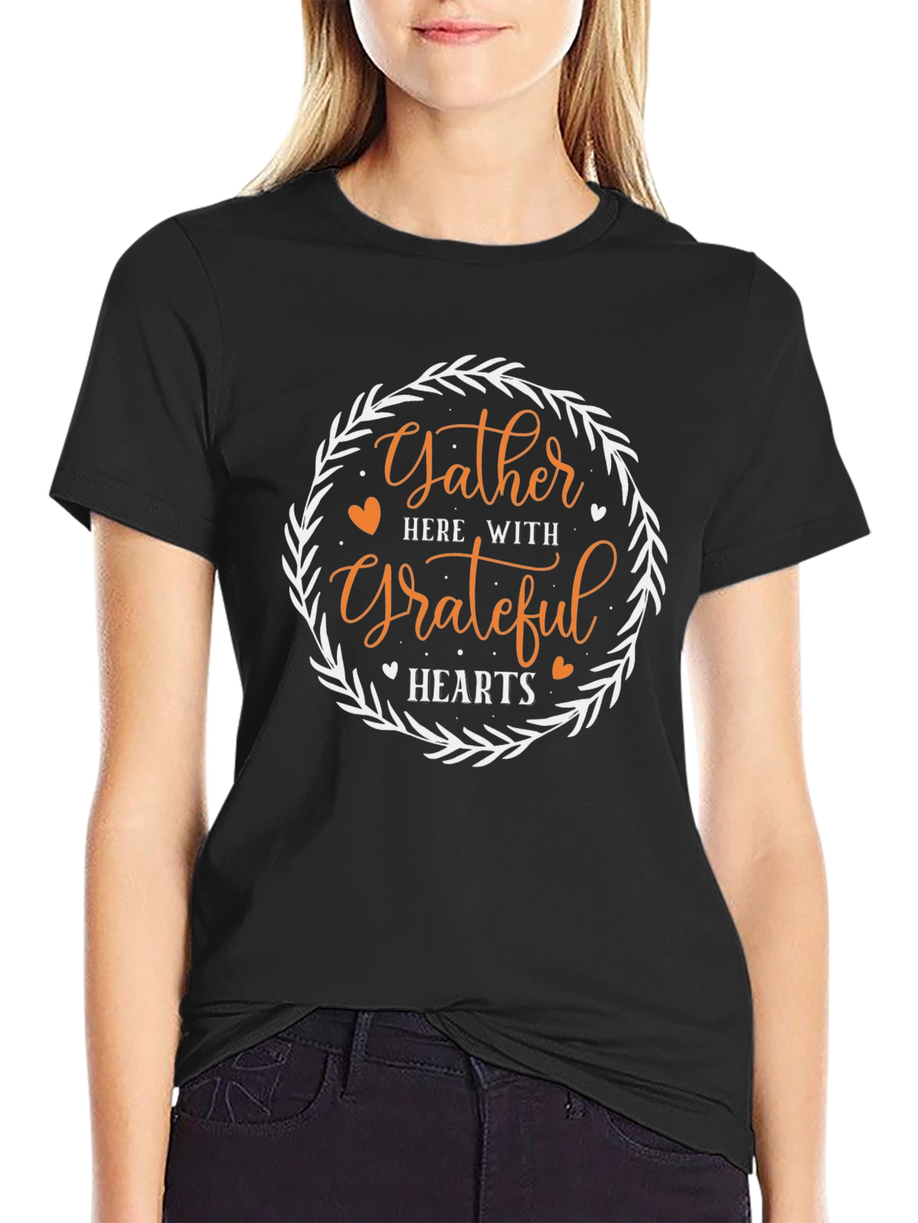 Gather Here With Grateful Hearts T-Shirt