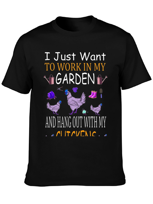 Garden & Chickens T-Shirt: Work in My Garden Tee