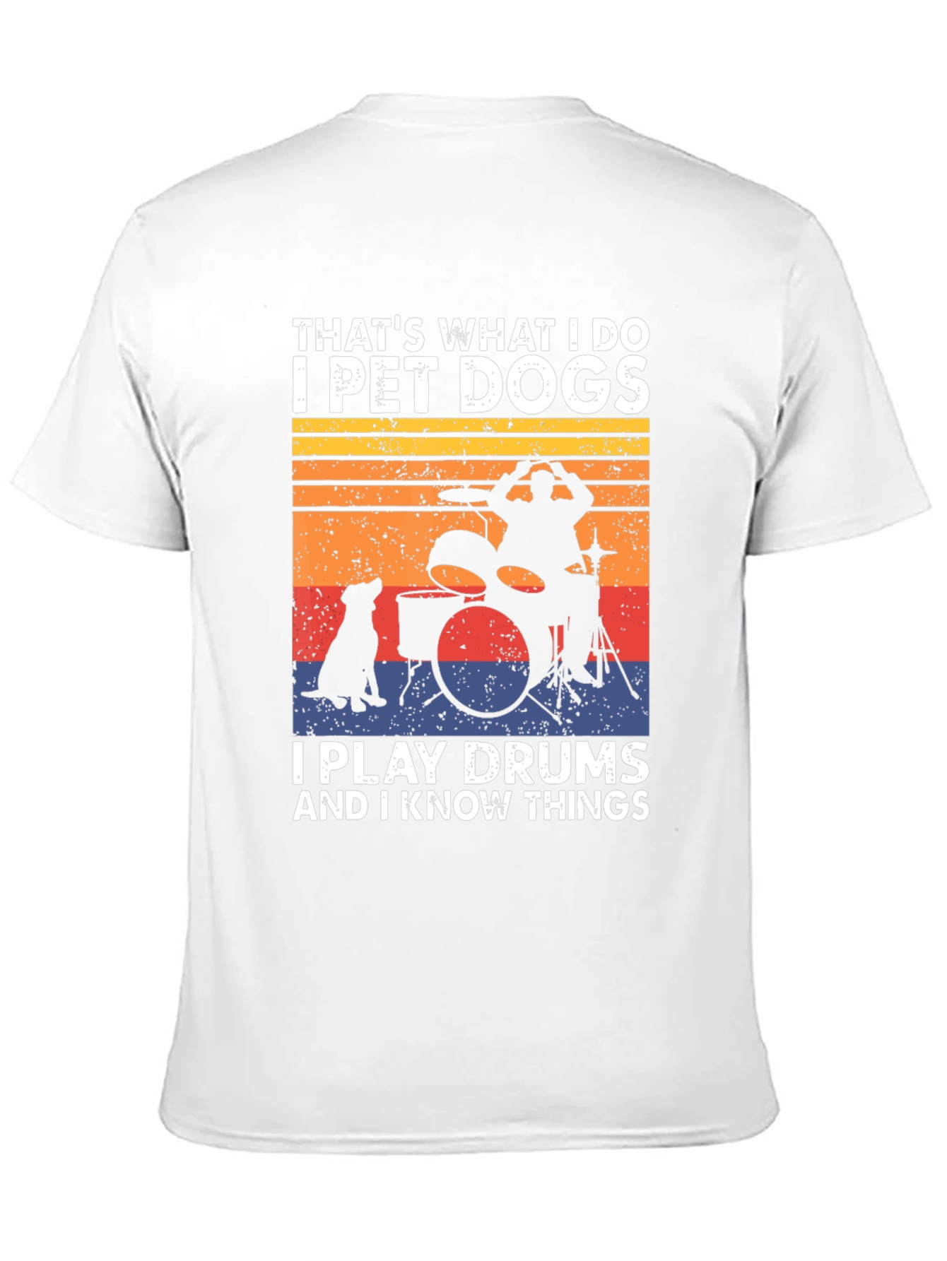 Pet Dogs Play Drums T-Shirt - Know Things Tee