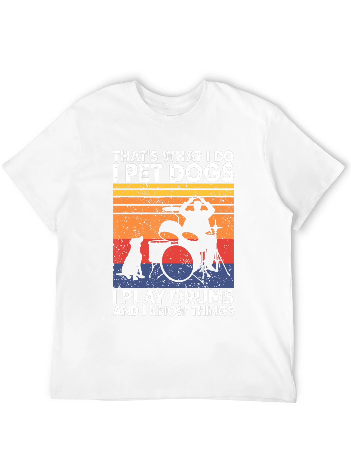 Pet Dogs Play Drums T-Shirt - Know Things Tee