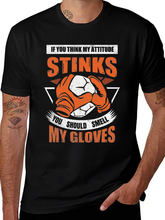 Attitude Stinks Soccer Goalie Graphic Tee