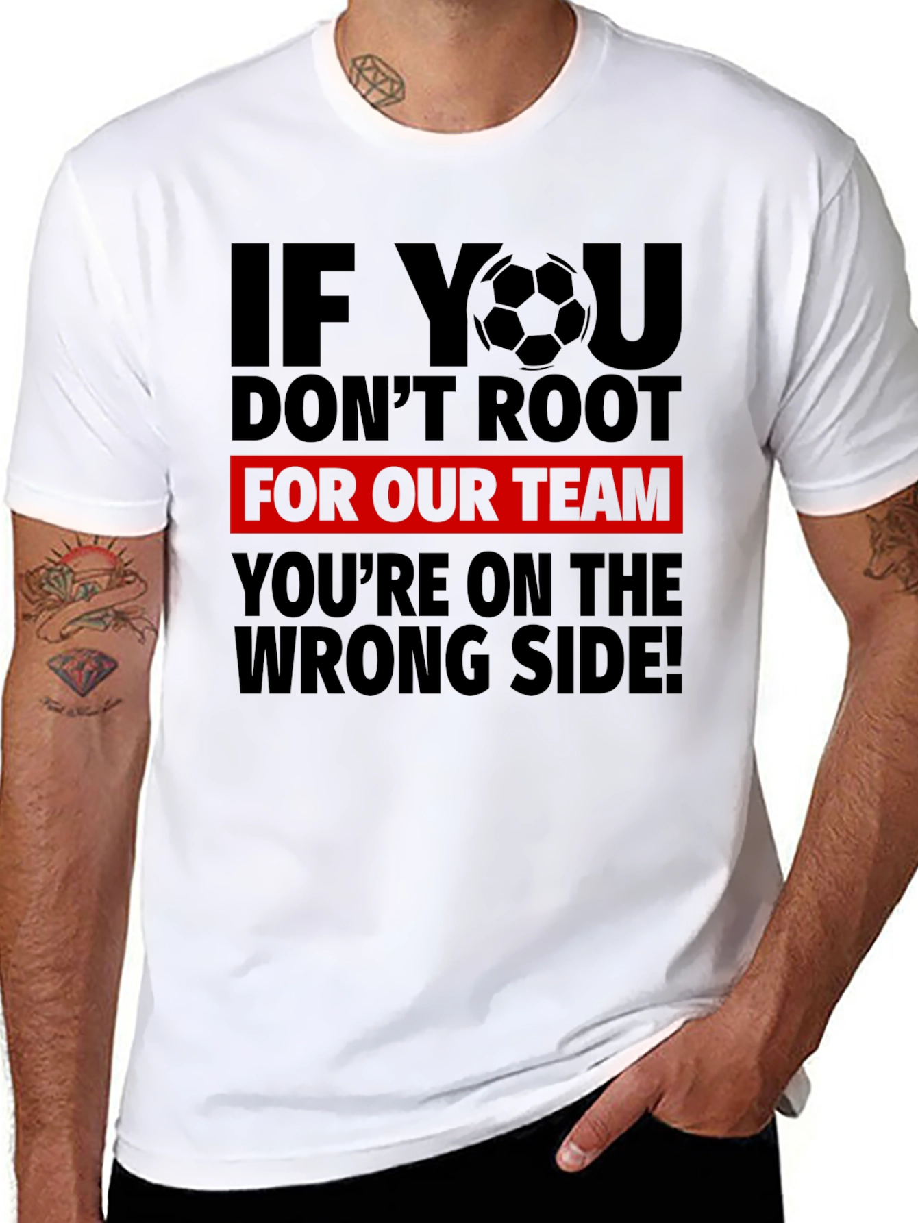 Soccer Team T-Shirt: Root for Us!