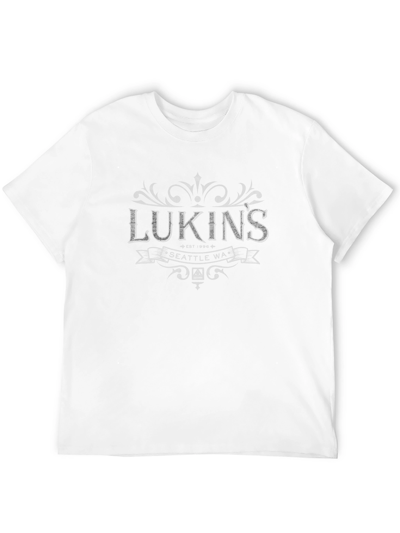 Lukins Seattle WA Black T-Shirt
