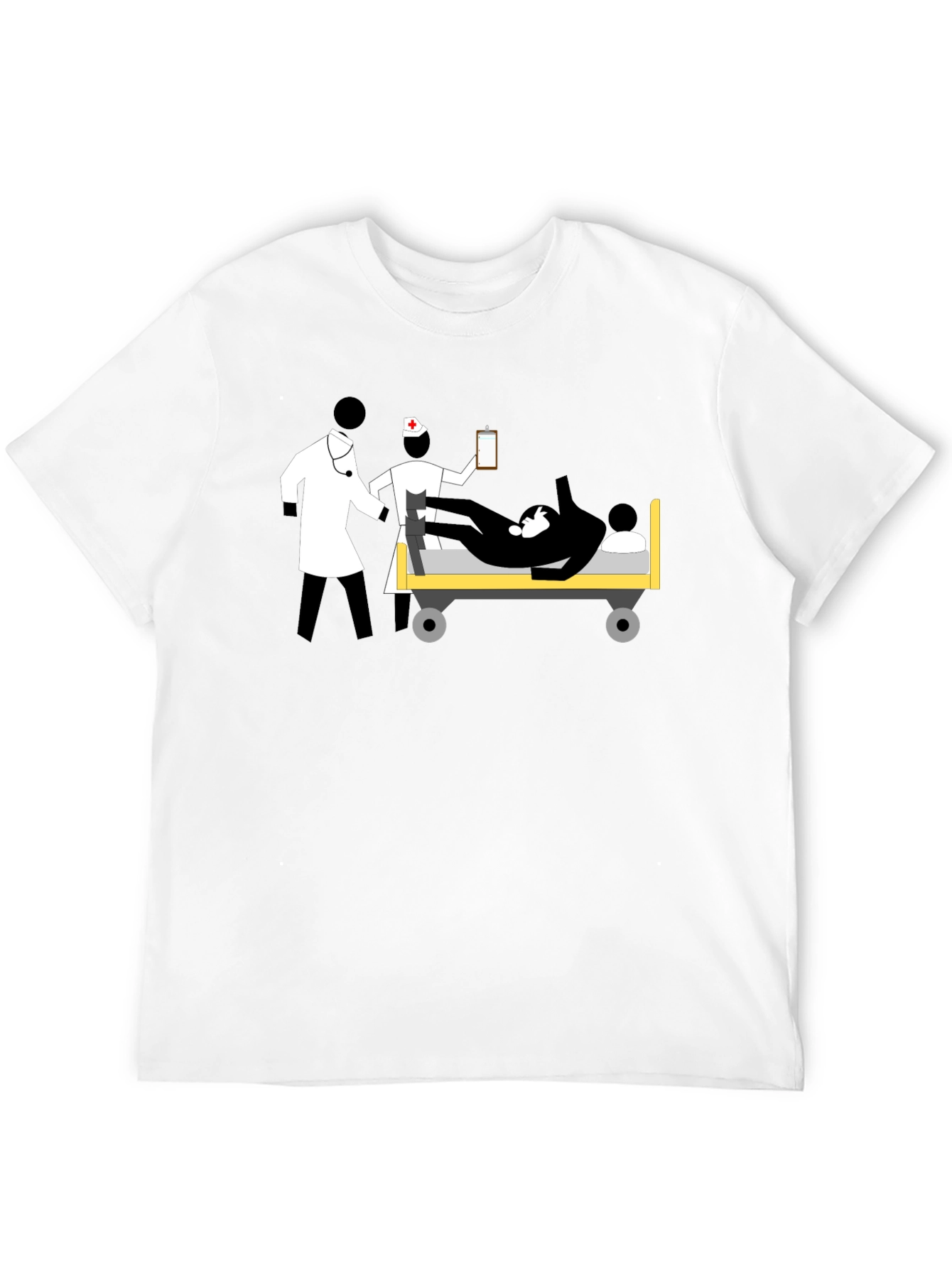 Medical Team Graphic Tee - Unisex Black T-Shirt